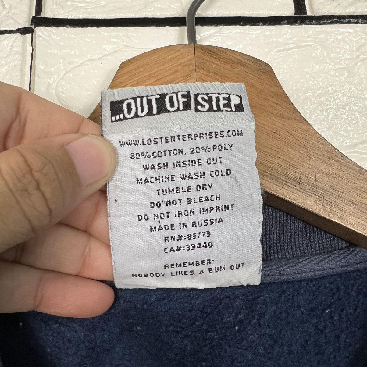 Lost Enterprises LOST FLEECE Fire Big Logo Crewneck Sweatshirt #4201-C192 Size US M / EU 48-50 / 2 - 13 Thumbnail