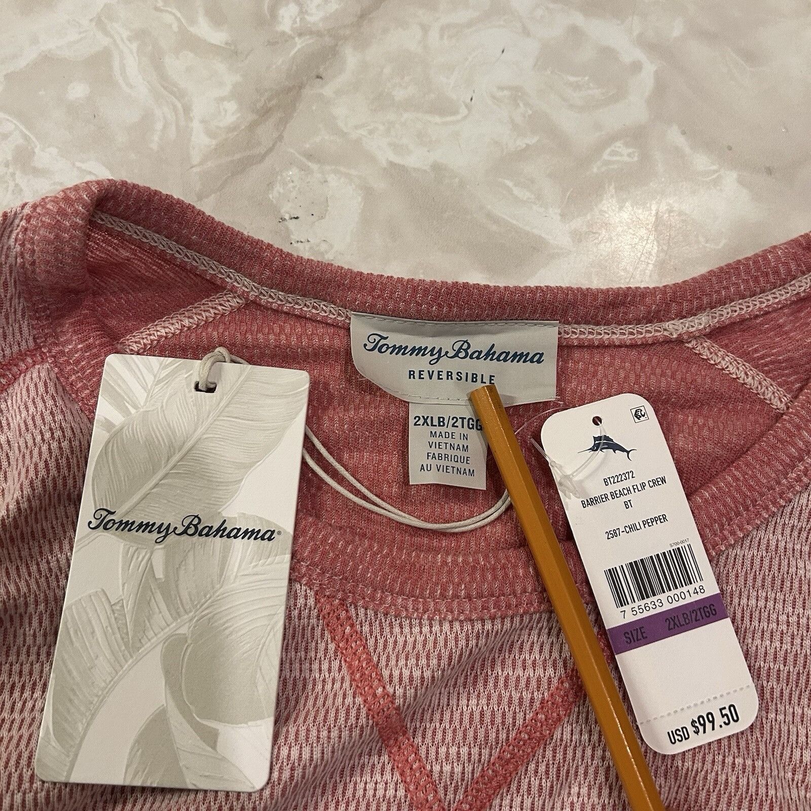 Tommy Bahama Tommy Bahama Men's Reversible Size 2XLB Size US XXL / EU 58 / 5 - 2 Thumbnail