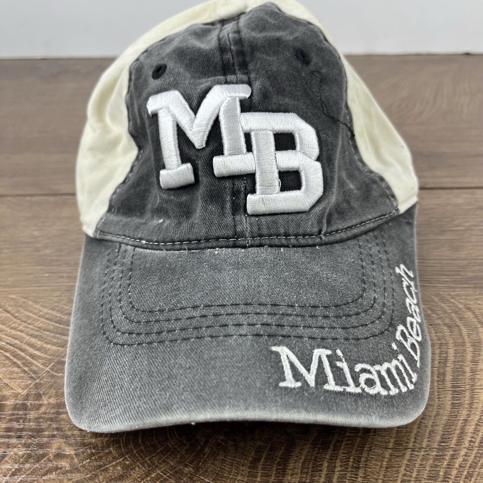 Other Miami Beach Hat Miami Beach Florida Hat Gray Adjustable Hat Size ONE SIZE - 5 Thumbnail
