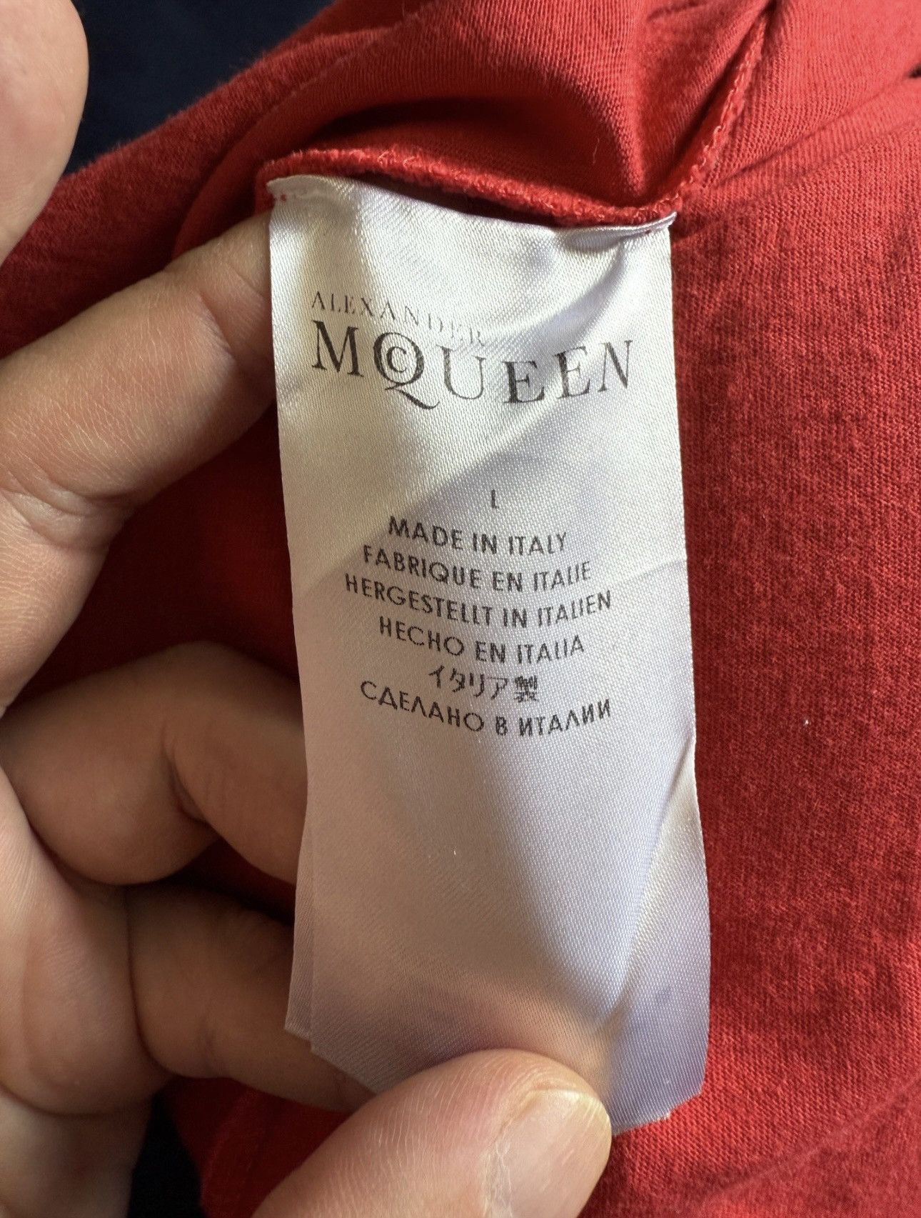 Alexander McQueen Alexander McQueen Skull T- shirt Size US L / EU 52-54 / 3 - 4 Thumbnail