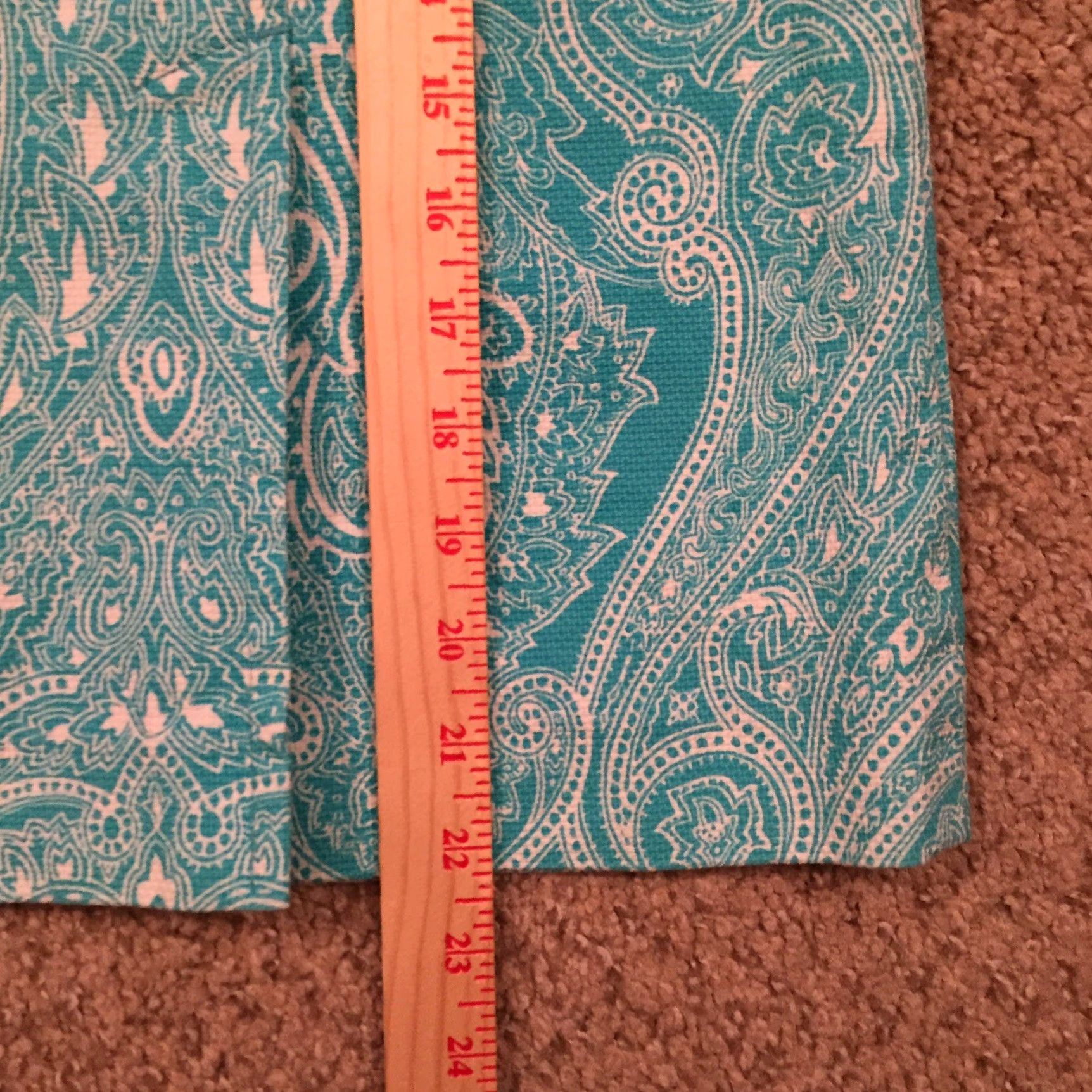 Talbots Talbots Skirt Women Size 6 Blue Paisley Belted Pencil Knee Length Unlined Size 28" / US 6 / IT 42 - 5 Thumbnail