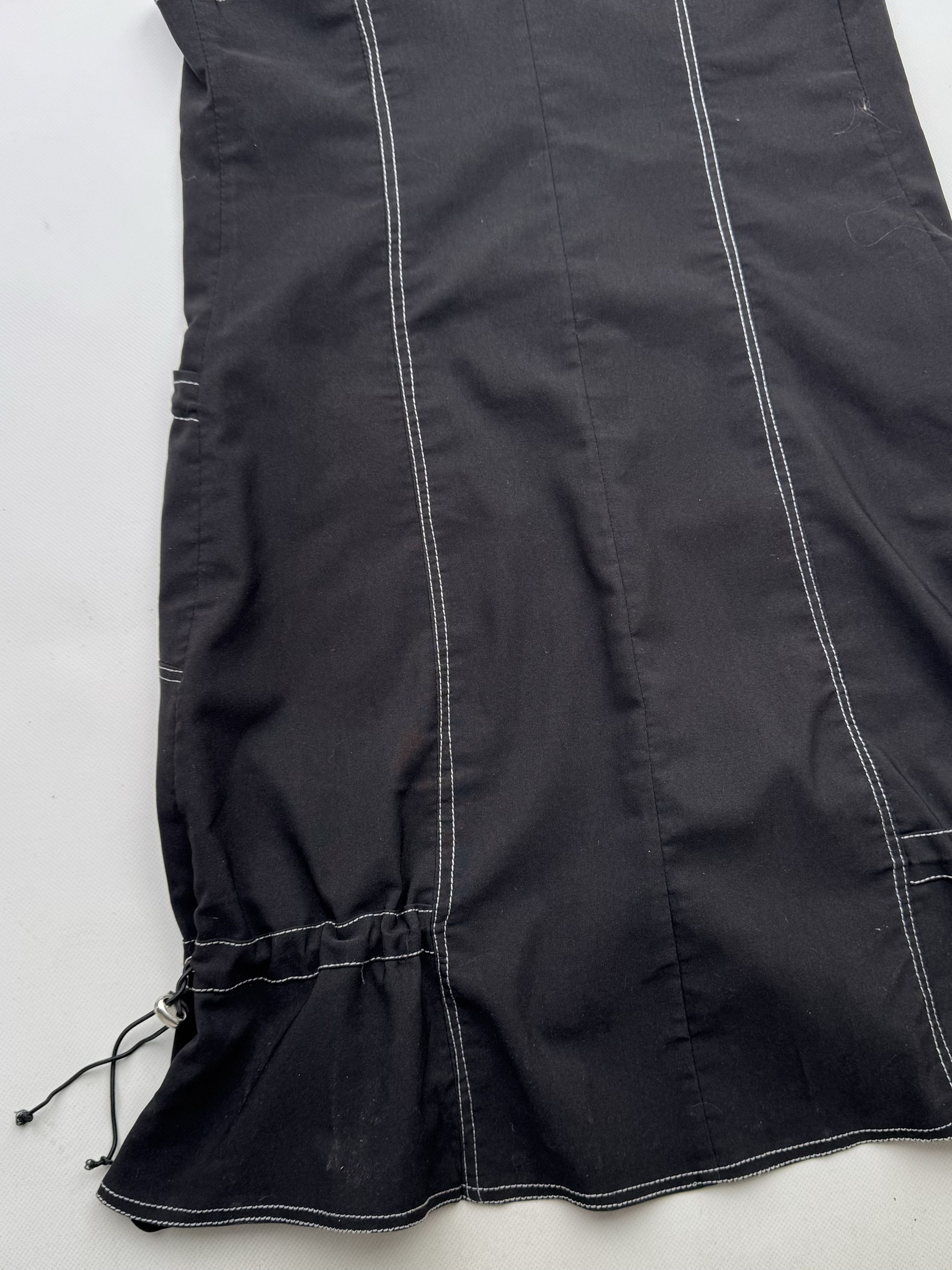 Vintage 90's Dress With Drawstrings and Belts B170(V8)E2 Size M / US 6-8 / IT 42-44 - 9 Thumbnail