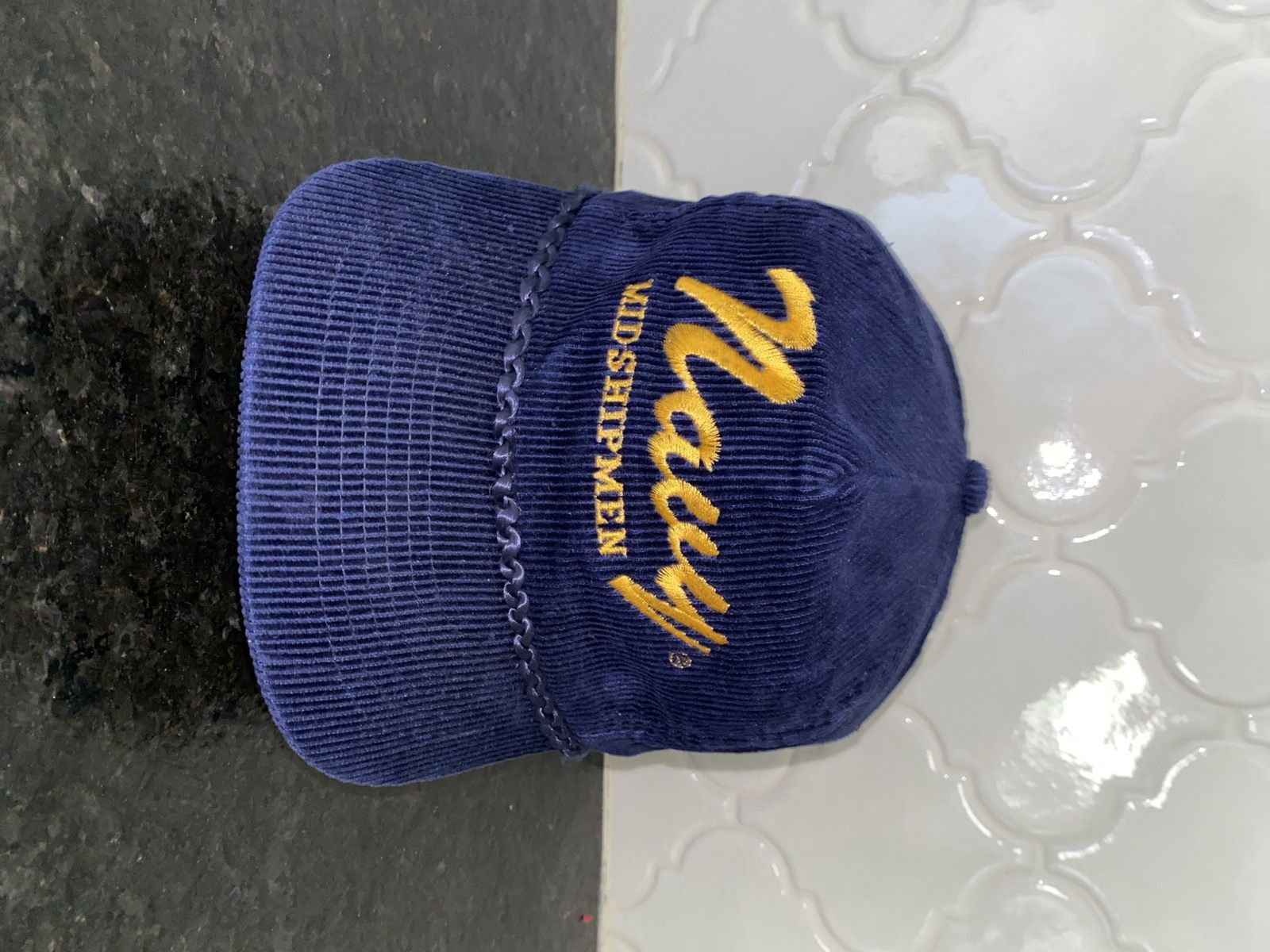 Other Vintage 80s Navy midshipmen corduroy snapback Size ONE SIZE - 1 Thumbnail