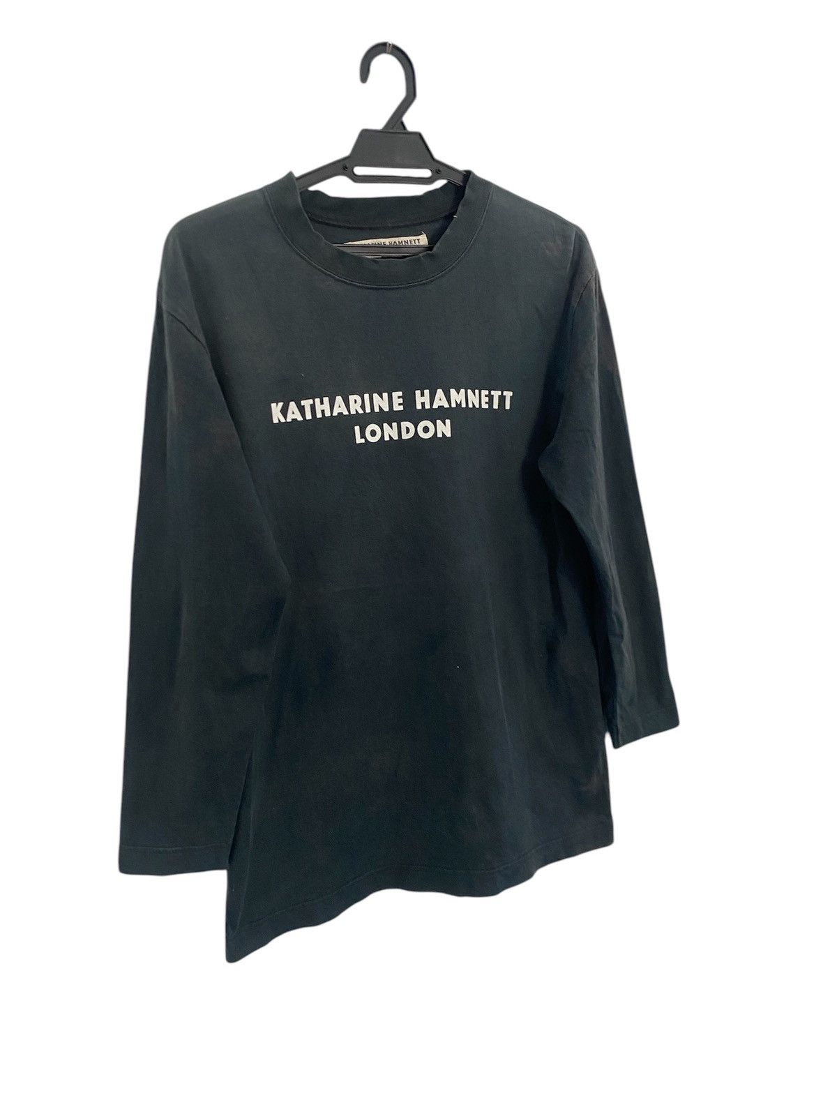 Designer × Katharine Hamnett London KATHARINE HAMNET LONDON LONGSLEEVE T-SHIRT SPELL OUT DESIGN Size US M / EU 48-50 / 2 - 2 Thumbnail