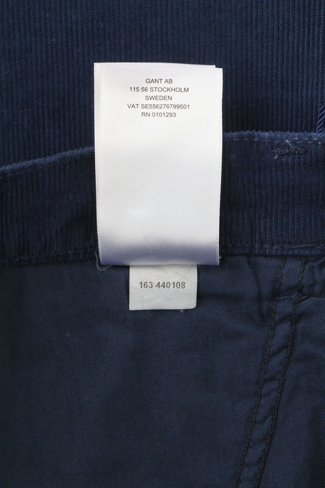 Gant EU36 Dark Blue Corduroy Zip Fly Pockets Skirt 84932 Size 28" / US 6 / IT 42 - 8 Thumbnail