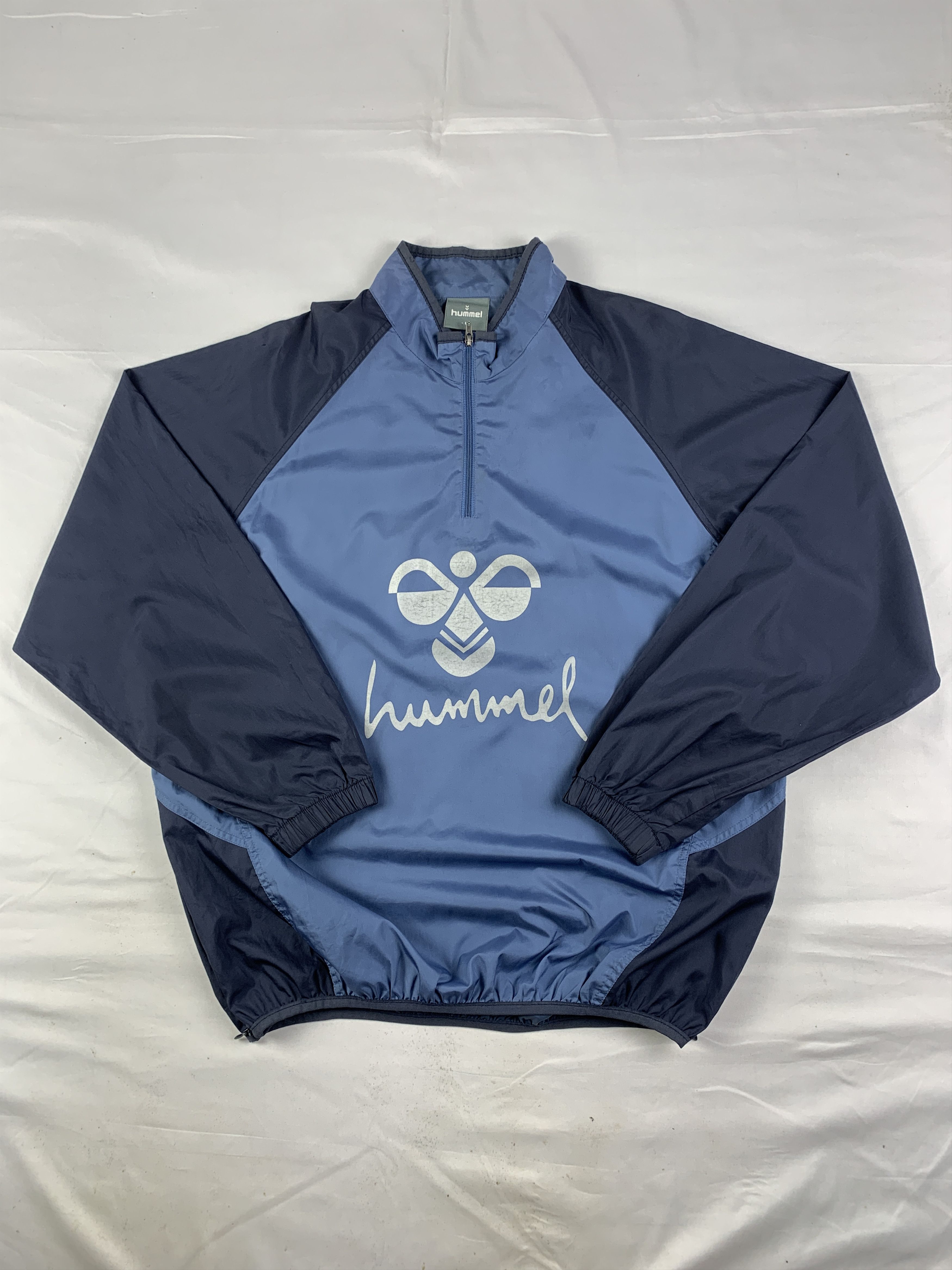 Hummel 2000s Hummel Denmark Halfzip Soccer Windbreaker (L) Size US L / EU 52-54 / 3 - 1 Thumbnail