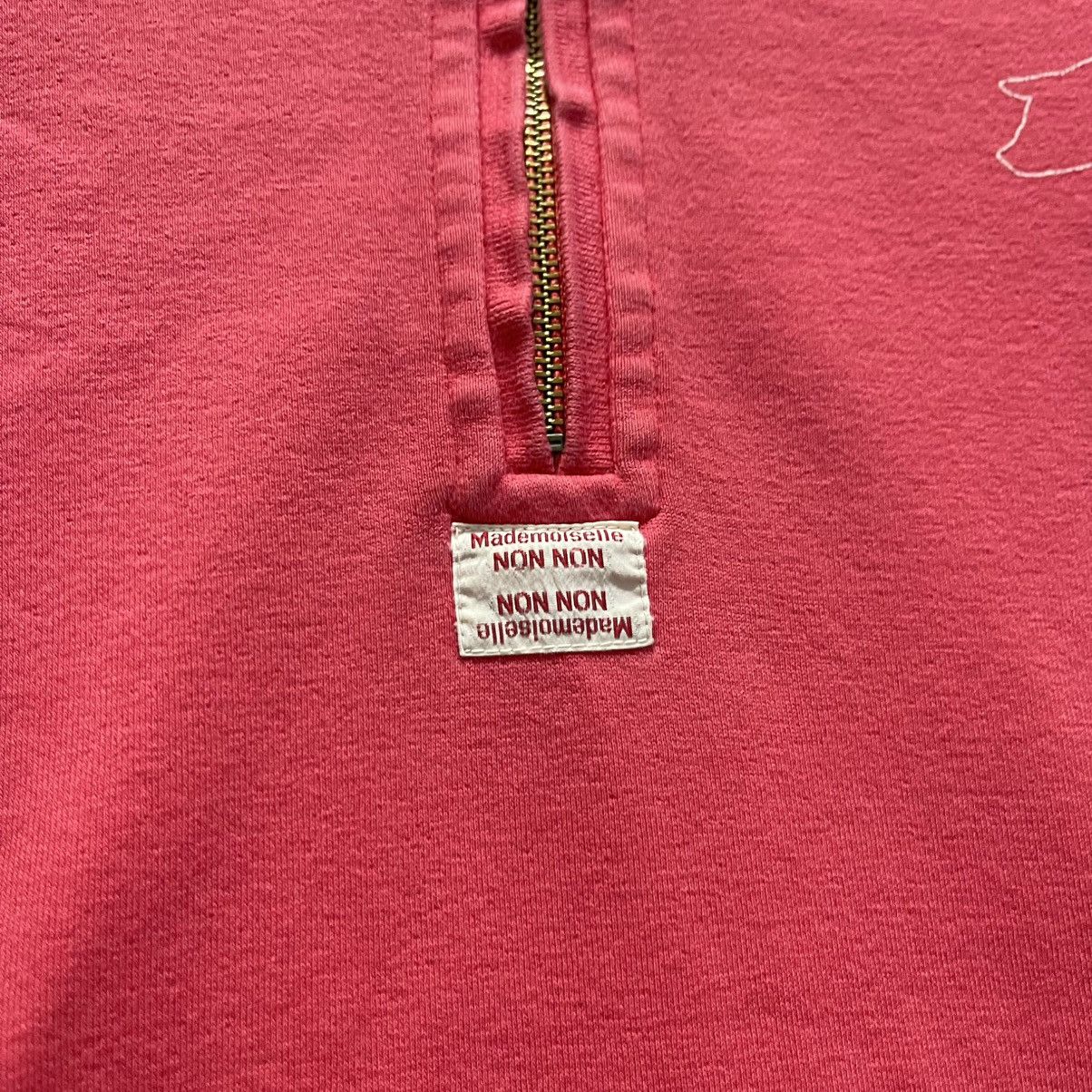Mademoiselle Non Non 1990s Mademoiselle NON NON Henley Sweatshirt Size S / US 4 / IT 40 - 5 Thumbnail