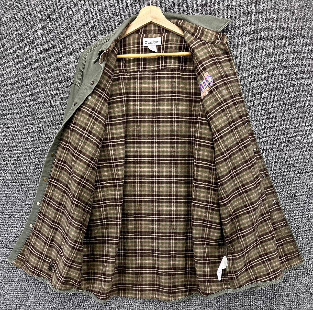 Carhartt Vintage Carhartt Button Up Work Wear Jacket Size US L / EU 52-54 / 3 - 7 Thumbnail