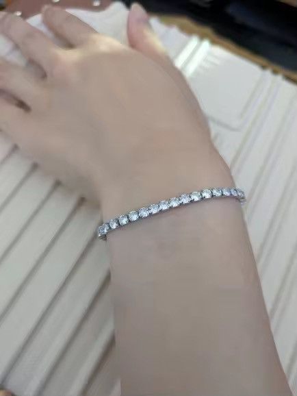 Jewelry DIAMOND Iced Out Bracelet Link 16 cm Size ONE SIZE - 7 Thumbnail