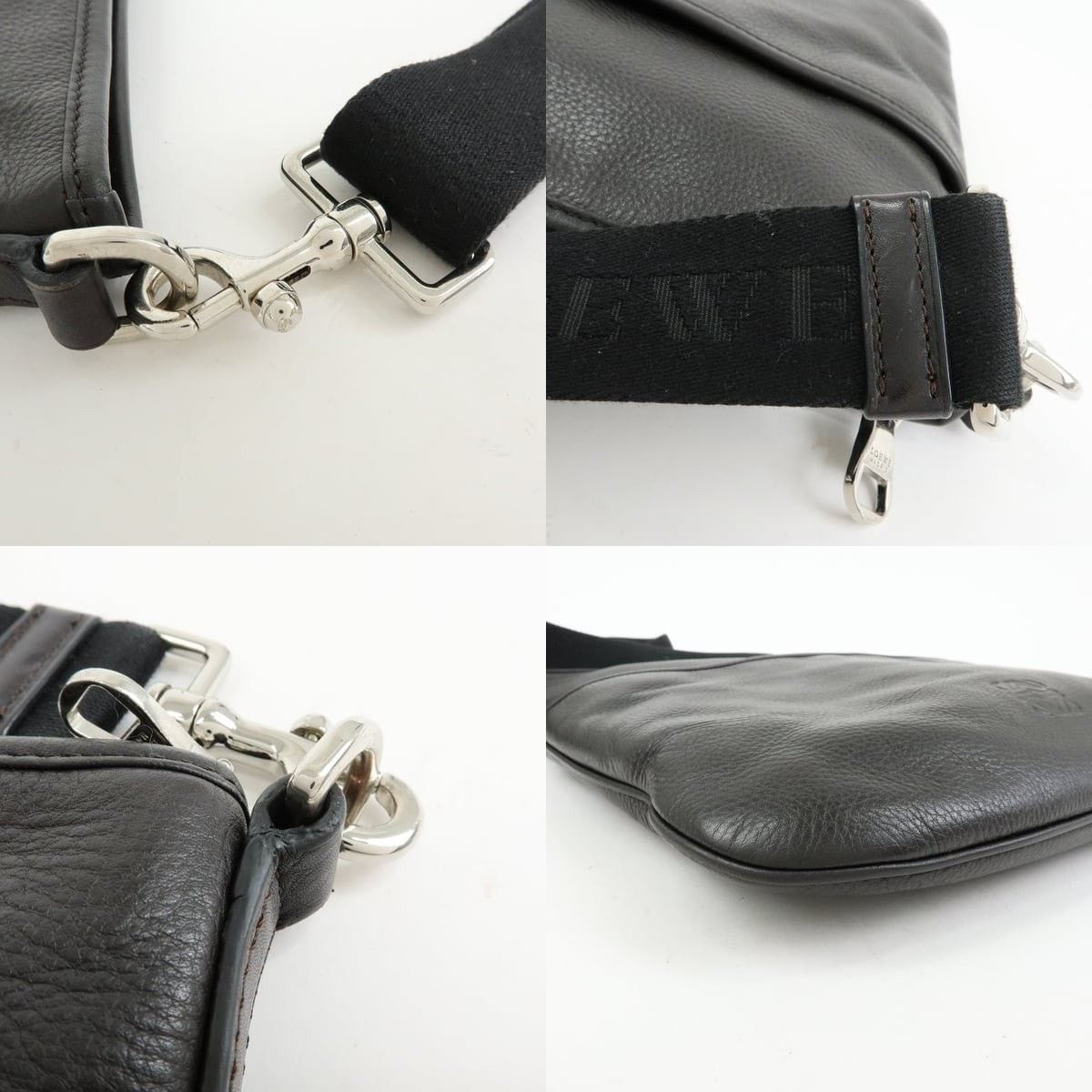 Loewe Loewe Anagram Leather Crossbody Bag Black Size ONE SIZE - 4 Thumbnail
