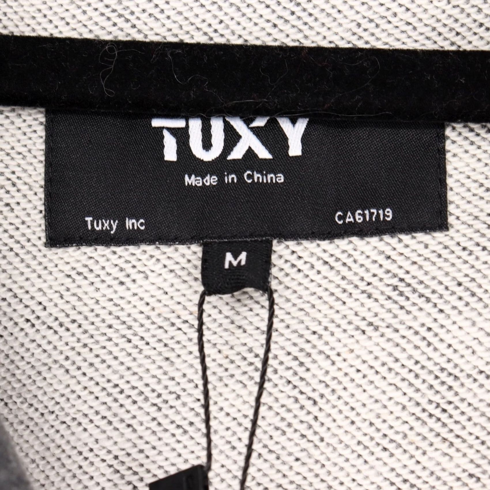 Vintage TUXY The Summer Suit Mens Jumpsuit Hoodie Shorts Fleece Charcoal Black Size M Crew Neck Zip Pocket Set Size US M / EU 48-50 / 2 - 6 Thumbnail