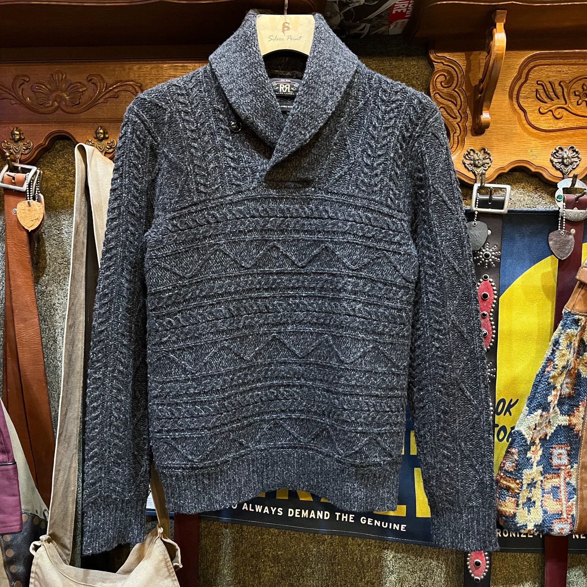 RRL Ralph Lauren RRL Double RL Wool Lamb Sweater Size US S / EU 44-46 / 1 - 1 Thumbnail