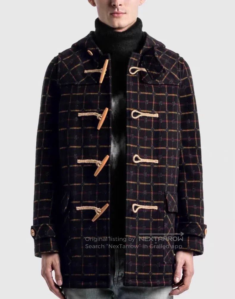 Saint Laurent Paris Saint Laurent Paris Wool Plaid Lapel Coat Size US M / EU 48-50 / 2 - 8 Thumbnail