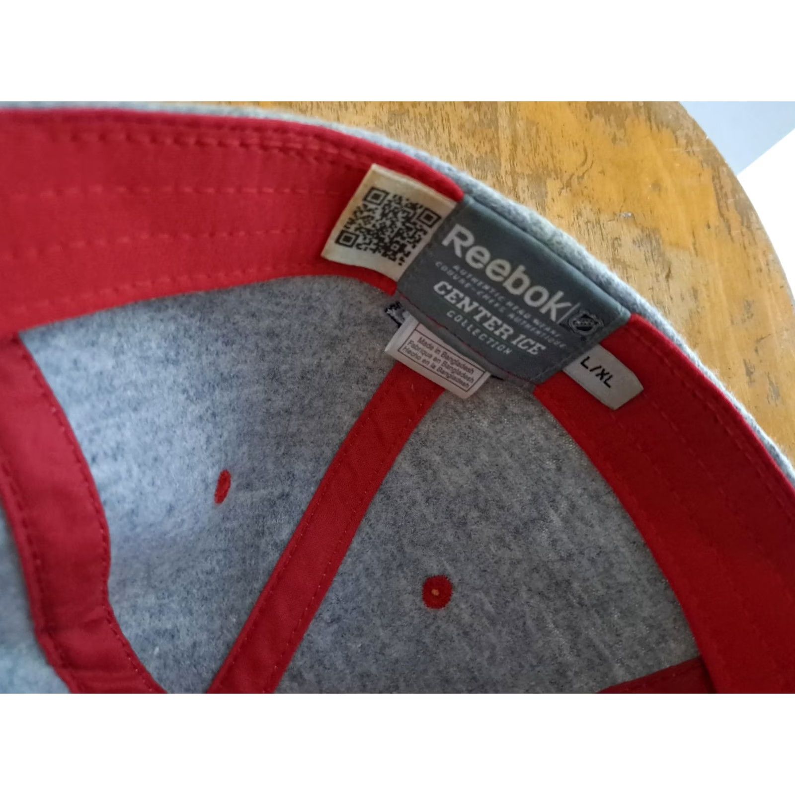 Reebok VINTAGE Detroit Red Wings Winter Classic Wool L-XL Reebok Hat Size ONE SIZE - 2 Thumbnail