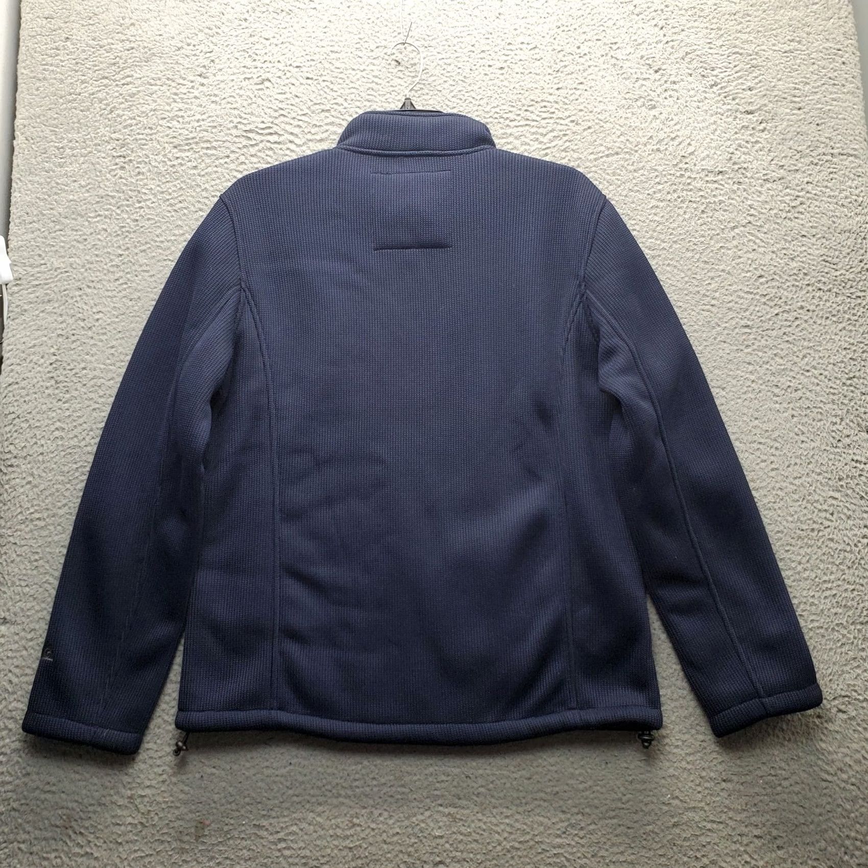 Logo 7 Gerry Jacket Mens L Navy Sherpa Lined Embroidered Logo Adjustable Drawcord Hem Shirt Size US L / EU 52-54 / 3 - 2 Thumbnail
