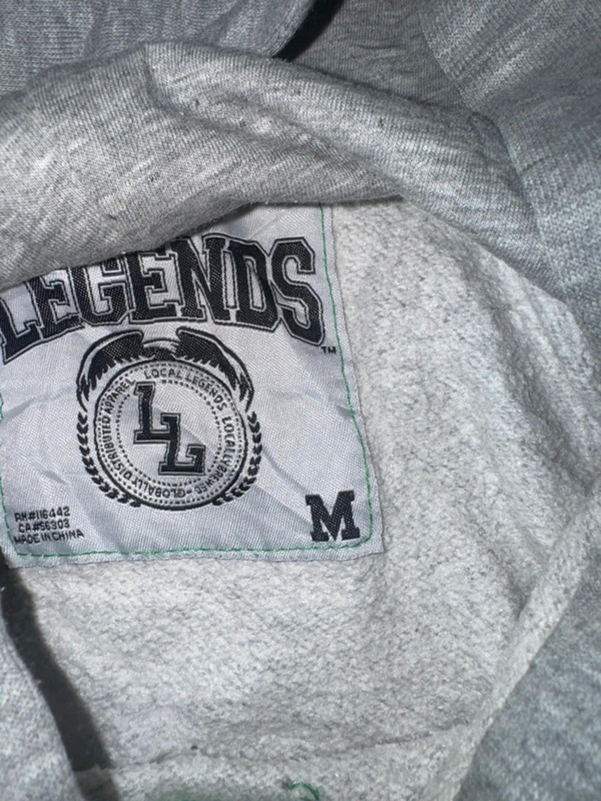 Vintage eattle Undead "Legends" Hoodie - Men's Size Medium Size US M / EU 48-50 / 2 - 6 Thumbnail