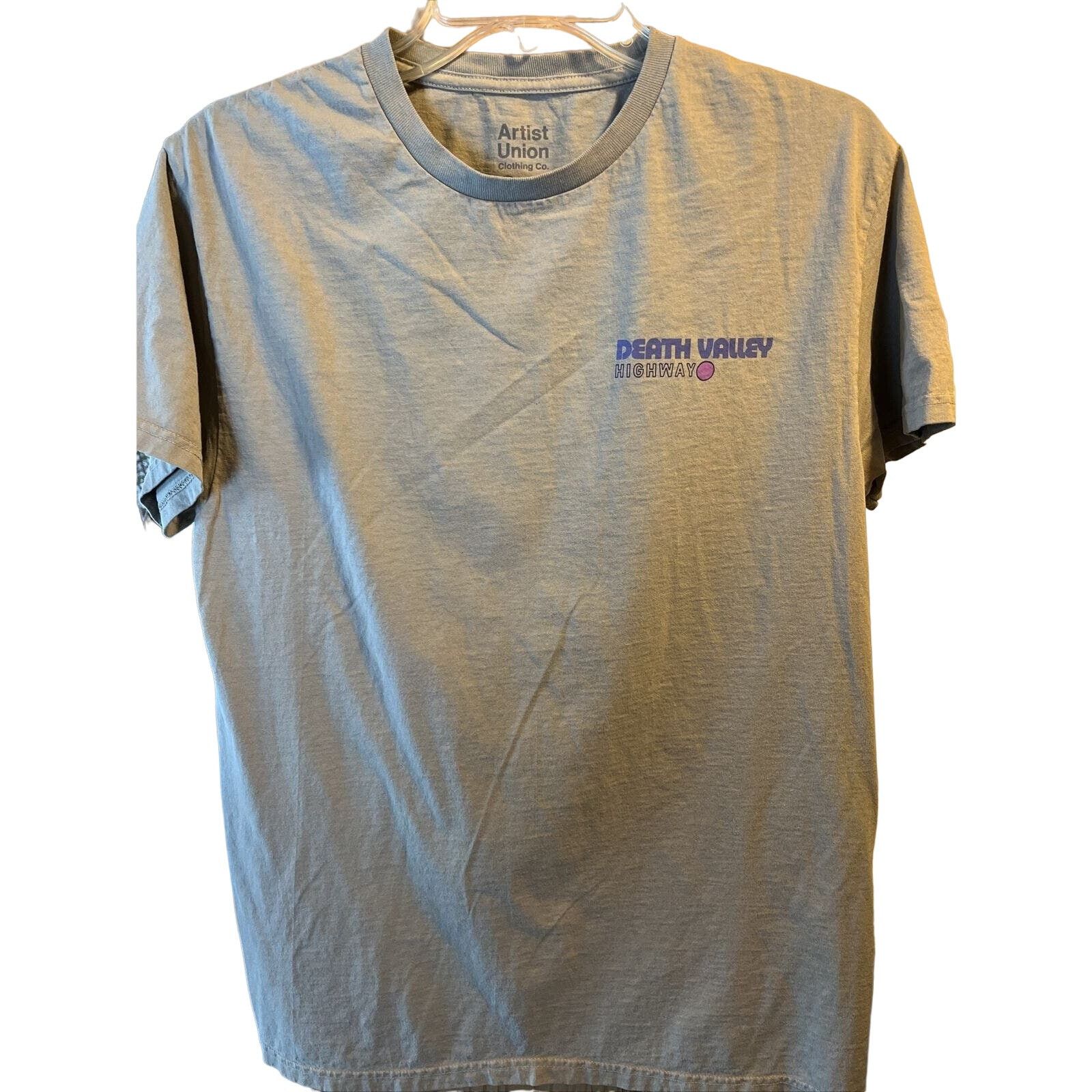 Other Artist Union Clothing Men’s M Gray Death Valley Cotton Shirt Size US M / EU 48-50 / 2 - 1 Thumbnail