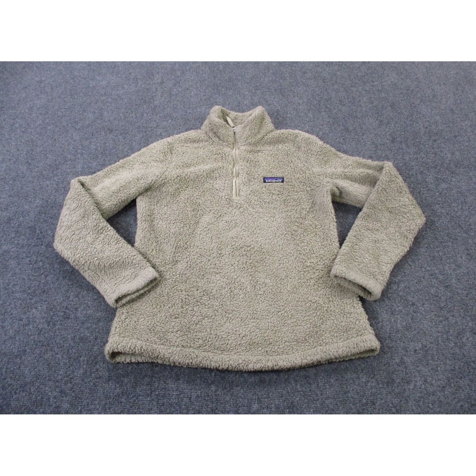 Patagonia Patagonia Jacket Womens M Beige Logo Windbreaker 4 Zip Pockets Fleece Lining Casual Outdoor 25235Mens Size M / US 6-8 / IT 42-44 - 2 Thumbnail