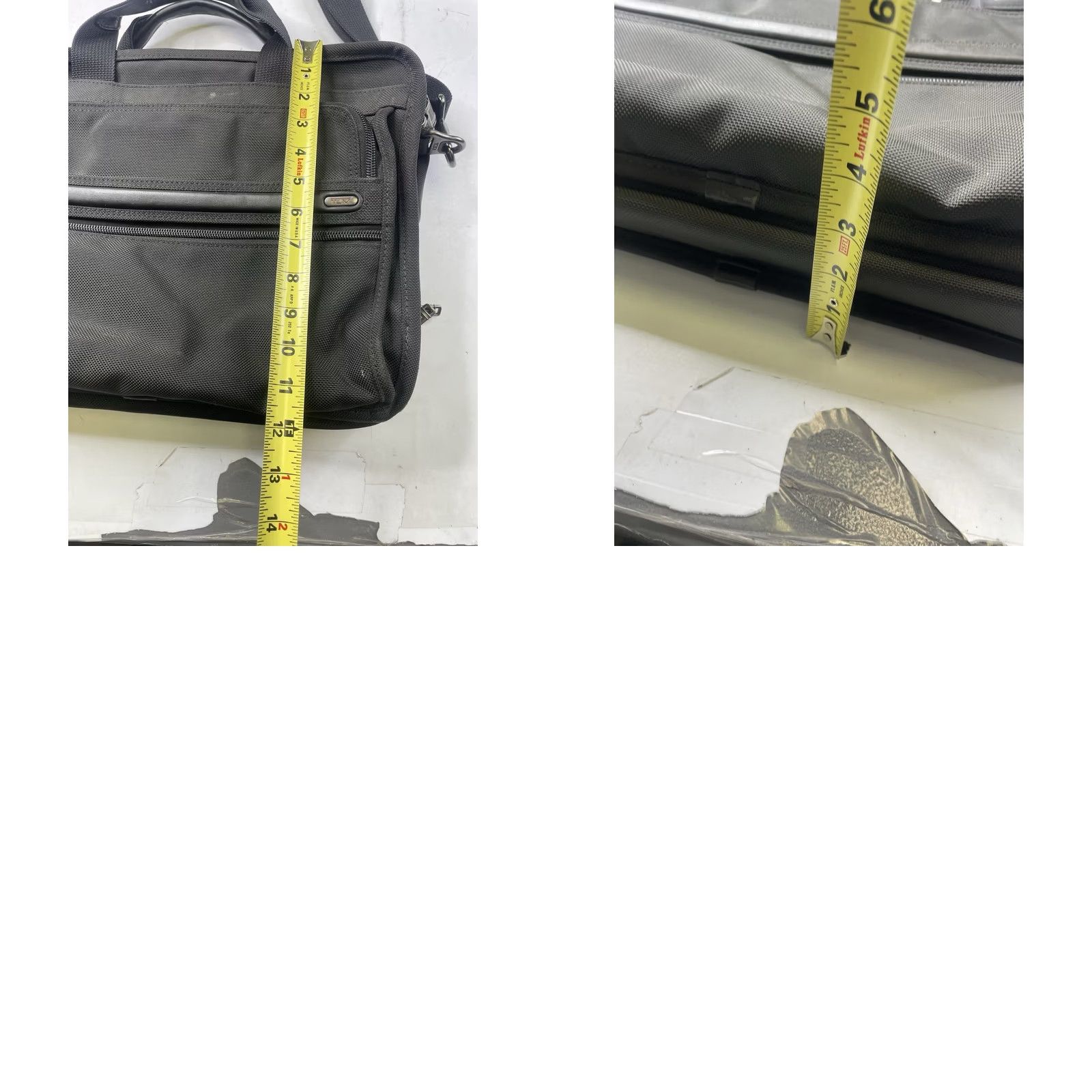 Tumi TUMI 26130D4 ESSENTIAL BRIEF FXT Ballistic Nylon Laptop Briefcase Black Messenger Bag Size US 31 - 9 Thumbnail