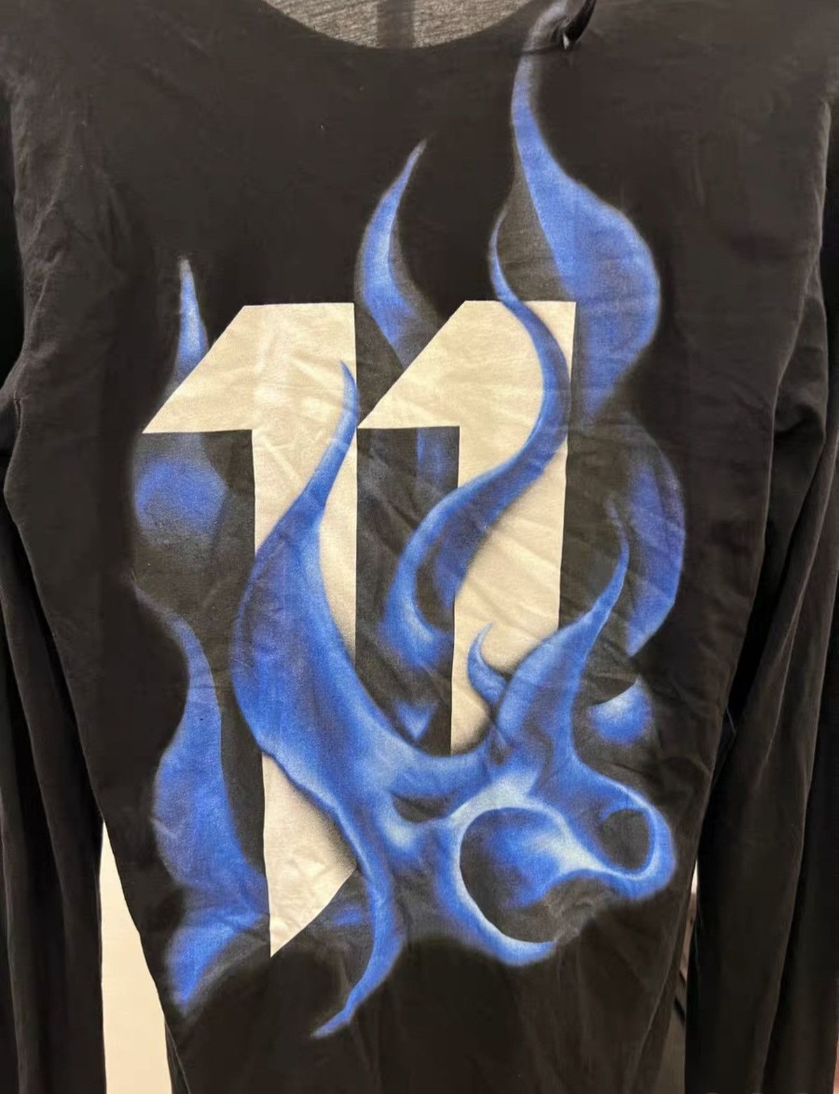 11 By Boris Bidjan Saberi 11ByBBS Basic Print Long-Sleeve T-Shirt Size US M / EU 48-50 / 2 - 3 Thumbnail