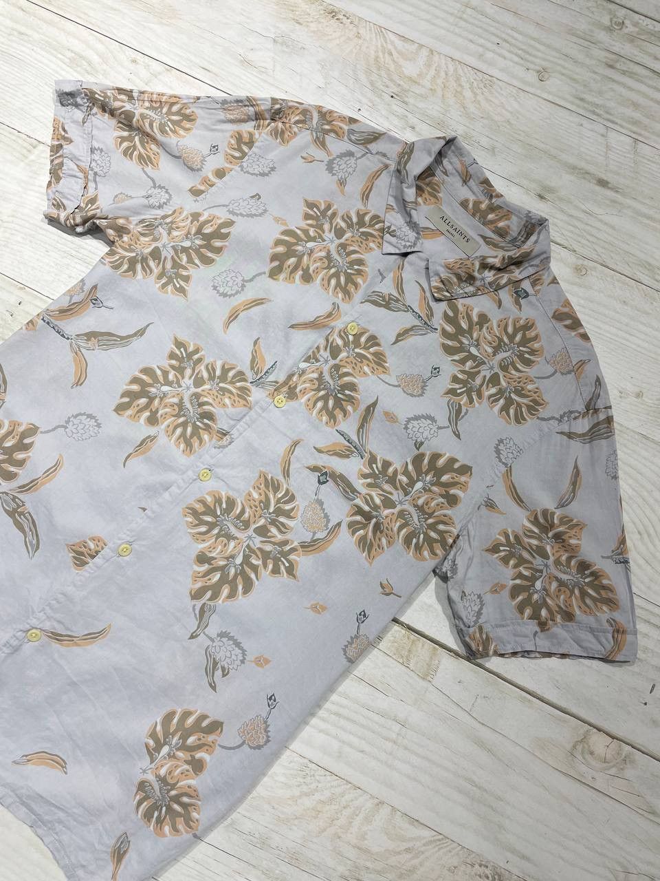 Allsaints Allsaints Kauai Shirt Buttons Viscose Hawaii Flowers Size US S / EU 44-46 / 1 - 2 Thumbnail