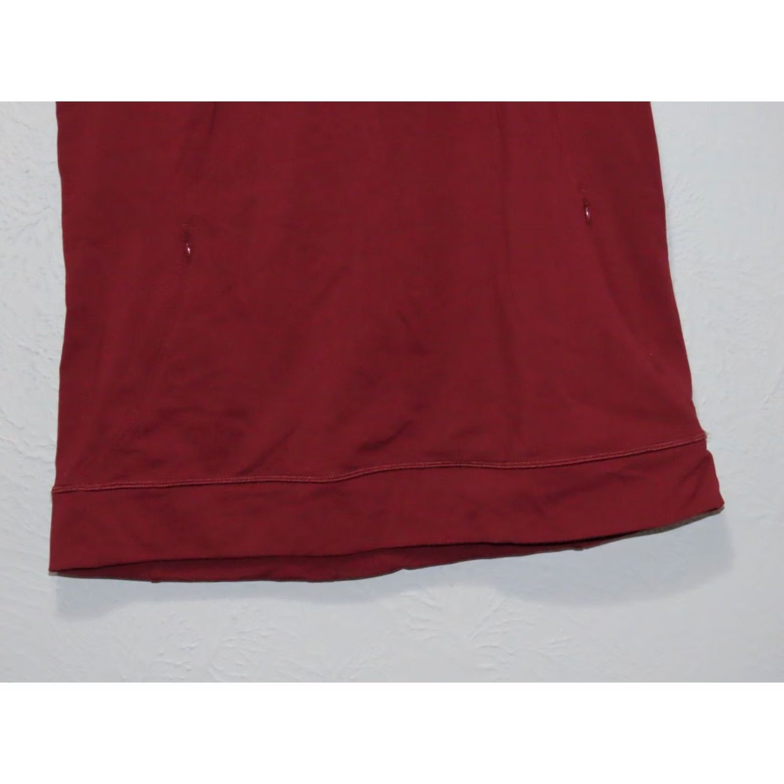 Duluth Trading Company Duluth Women's L Hot NoGA Pullover Hooded Vest Burgundy Fleece Jacket/Coat Vest Outdoor Hiking Active Casual Travel All Seasons Pockets Stretch Womens Size L / US 10 / IT 46 - 2 Thumbnail