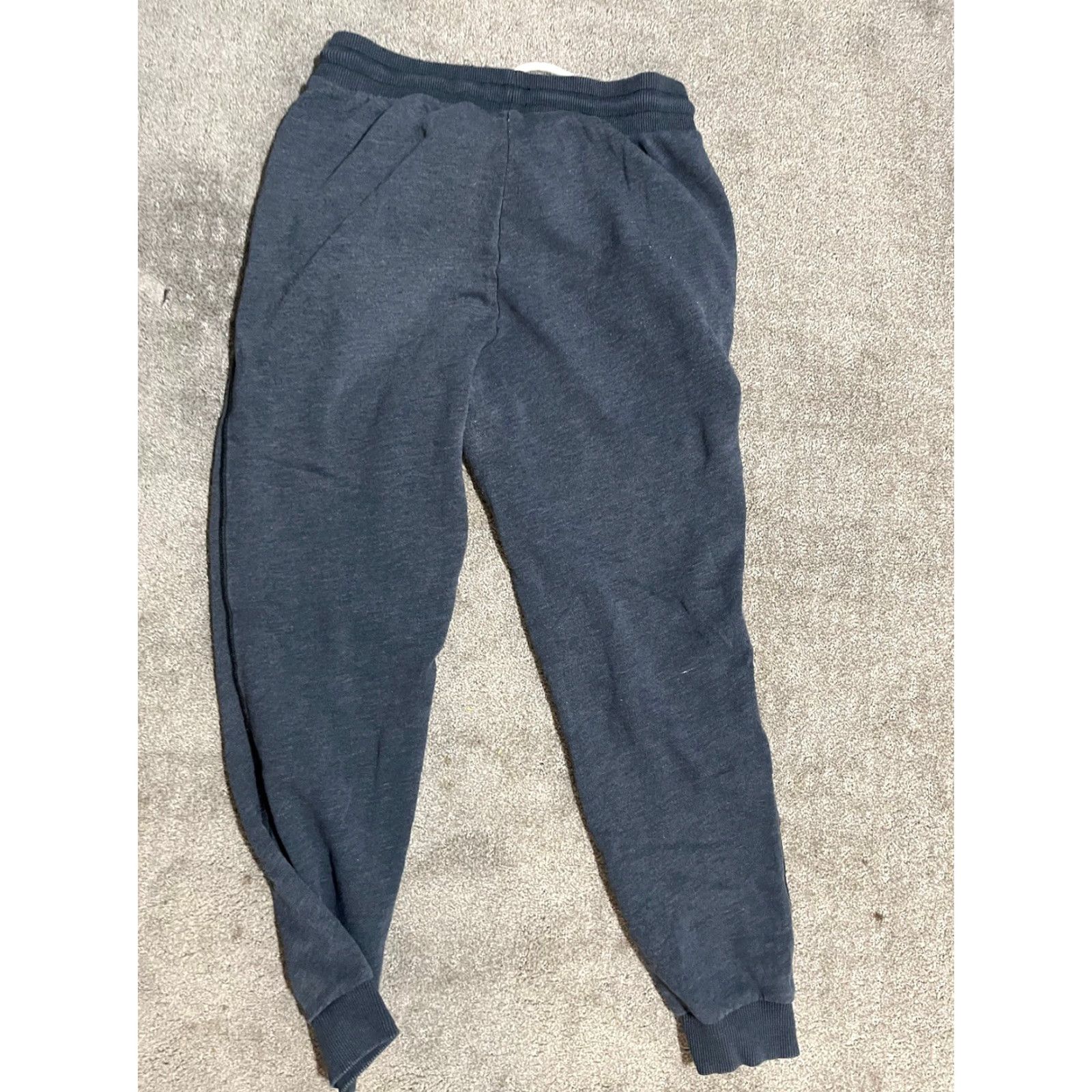 American Eagle Outfitters American Eagle Blue Solid Logo sweatpants Lounge Small Women classic Size 28" / US 6 / IT 42 - 3 Thumbnail