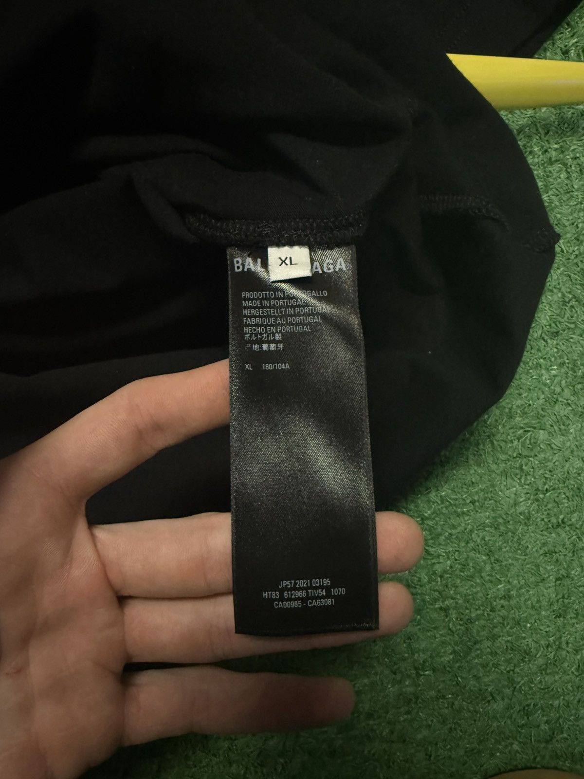 Balenciaga Black balenciaga copyright logo tee Size US XL / EU 56 / 4 - 5 Thumbnail