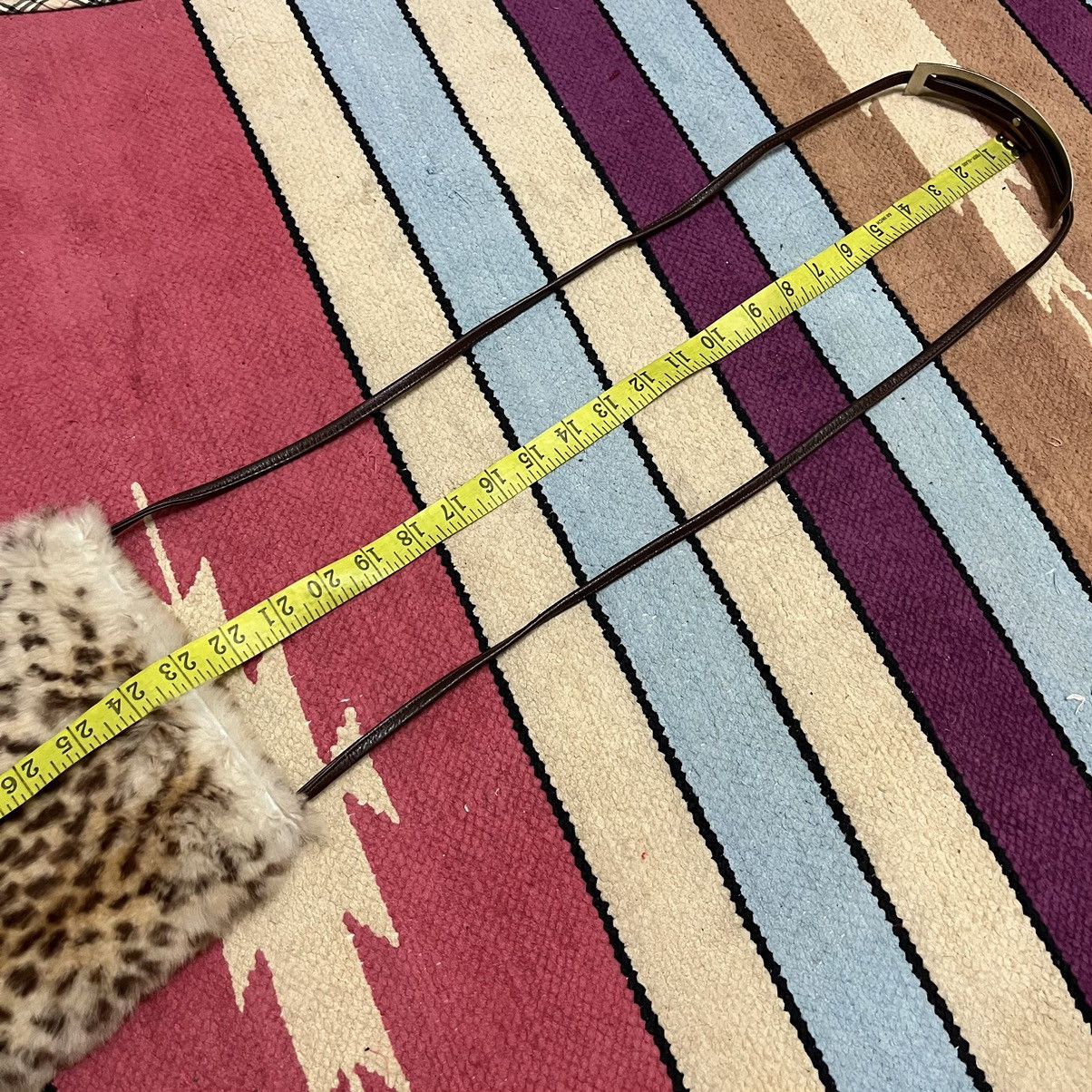 Alexander McQueen × Vintage Authentic Vintage Alexander McQueen Fur Leopard Leather Bag Size ONE SIZE - 10 Thumbnail