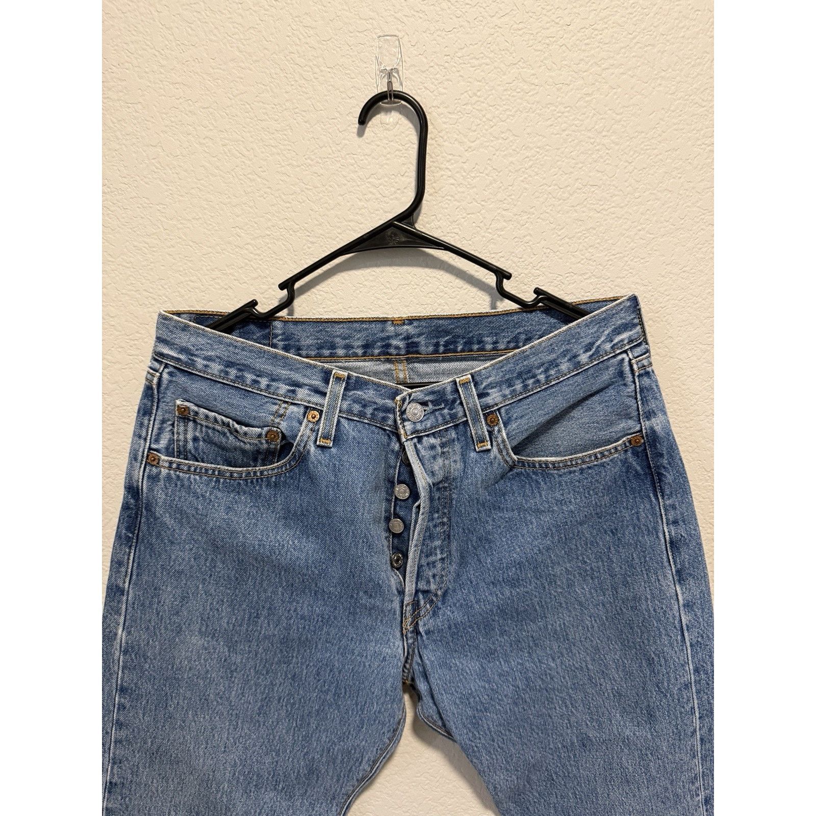 Levi's Levi’s 501 Jeans 33x30 Denim Button Fly 501-0193 Vintage Size US 32 / EU 48 - 7 Thumbnail