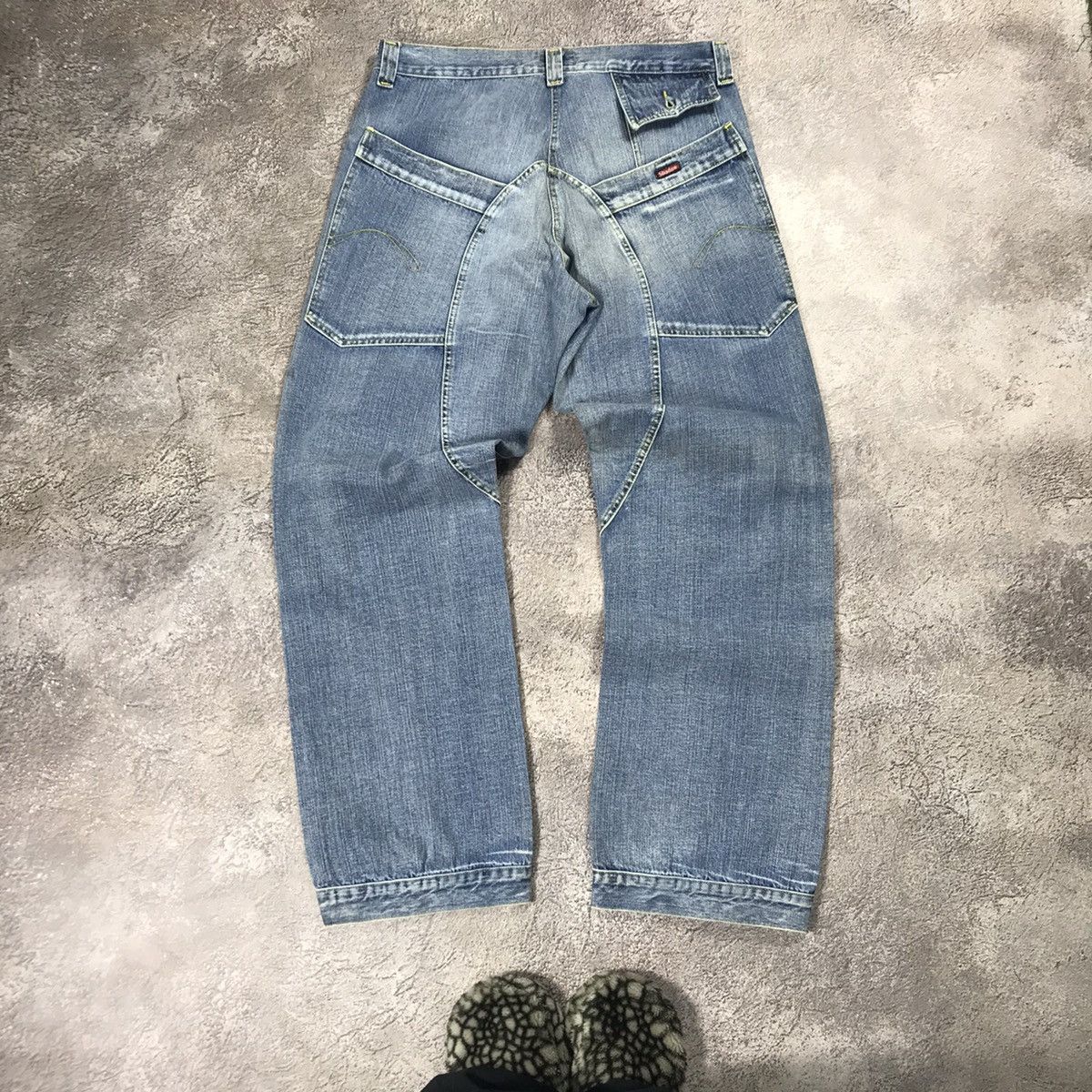 Vintage Vintage 90s Baggy Distressed Jeans Grunge Skate Thrashed 36 Size US 36 / EU 52 - 7 Thumbnail