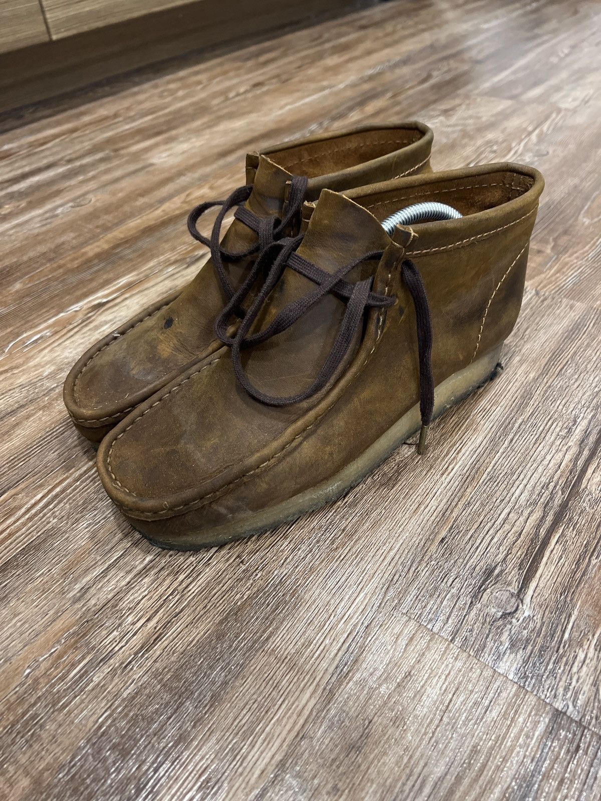 Clarks × Stussy Clarks x Stussy Wallabee green men's 8.5 | Grailed