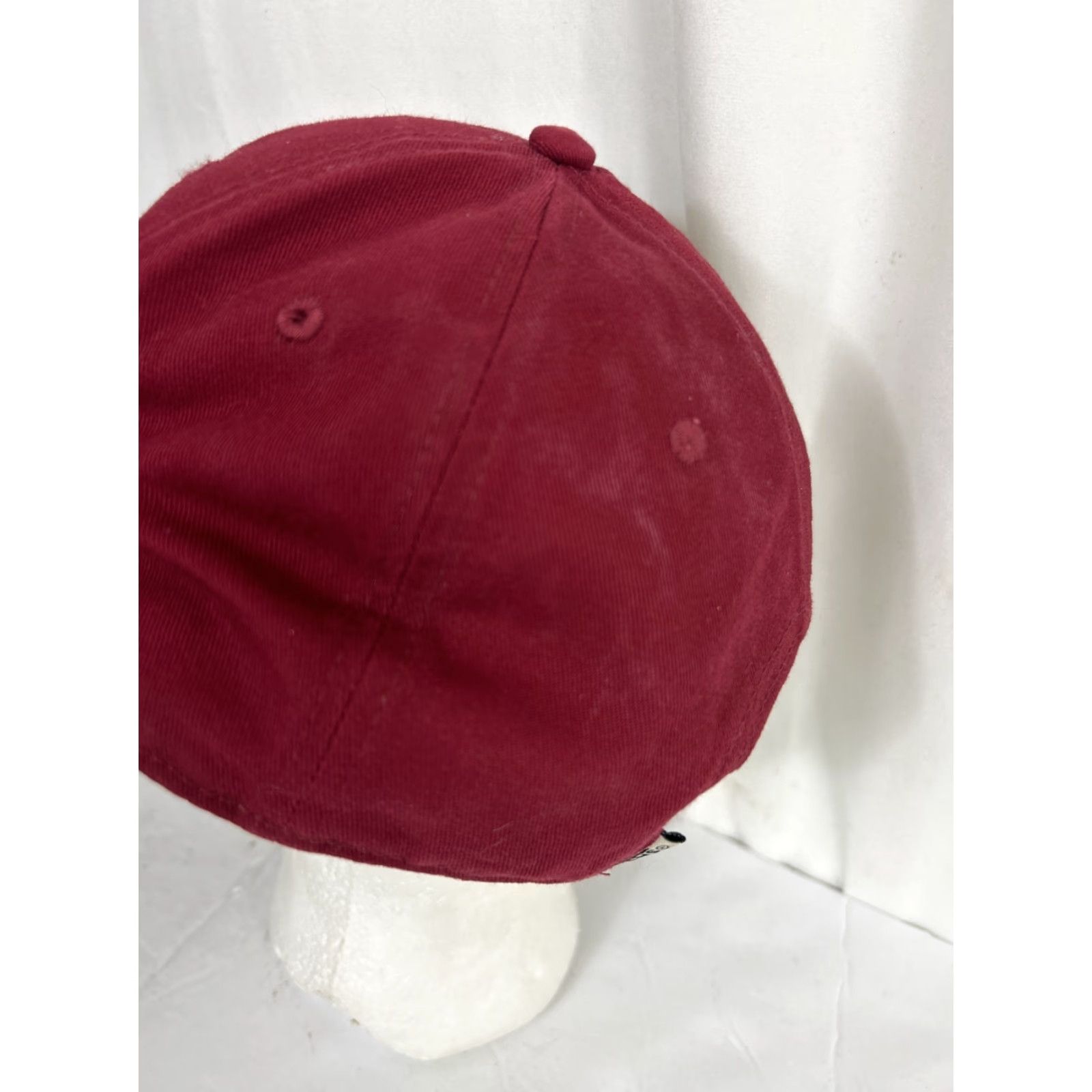Vans Vans Snap Back Hat Maroon Adjustable V Embroidered Men One Size Red Navy Blue Snapback Size ONE SIZE - 6 Thumbnail