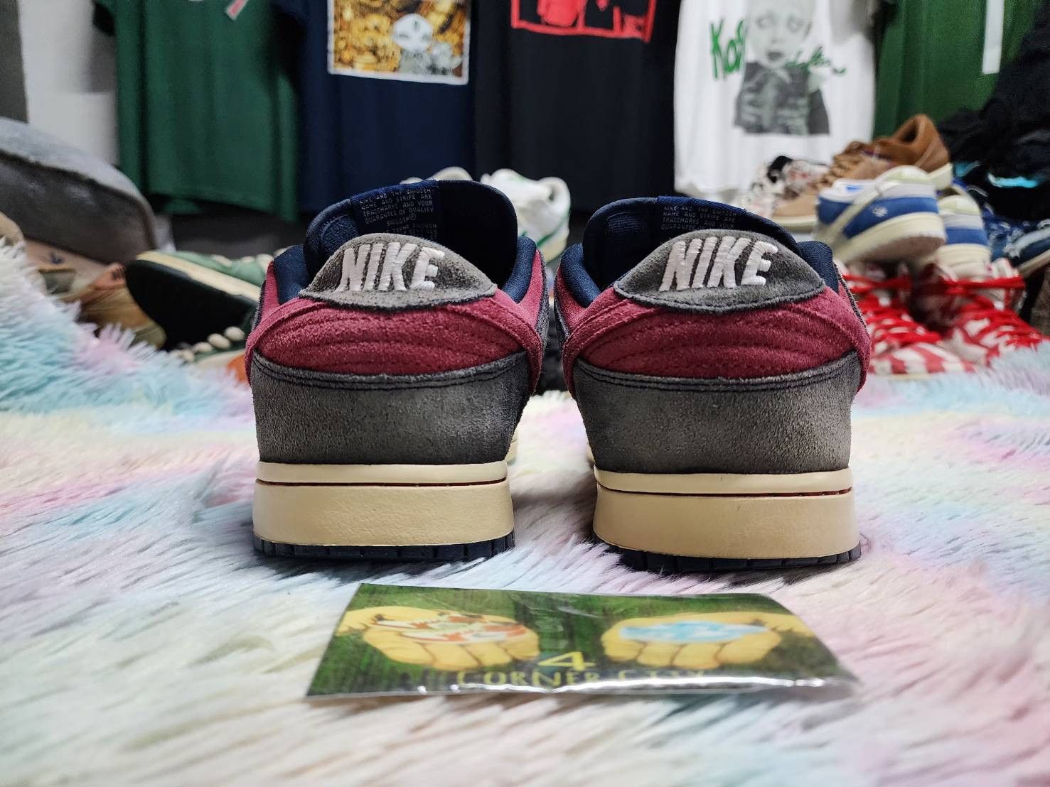 Nike Nike Sb Dunk Low Obsidian Team Red Size US 9.5 / EU 42-43 - 5 Thumbnail