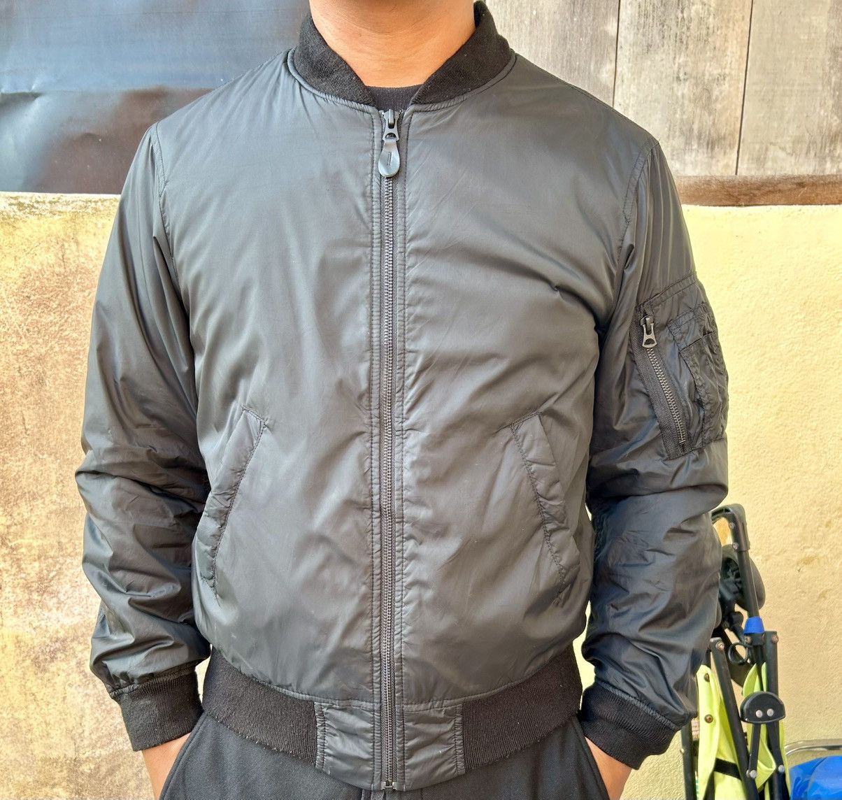Japanese Brand × Uniqlo Japanese Brand Uniqlo Men’s Ma-1 Bomber Jacket Size US M / EU 48-50 / 2 - 20 Thumbnail