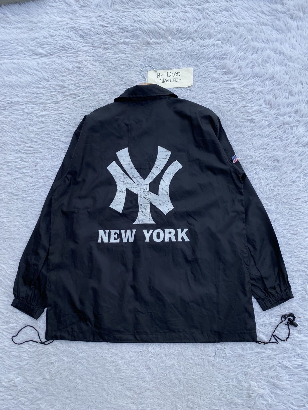 New York Yankees Rare New York Yankees NY Athletic Wear Raincoat Size US L / EU 52-54 / 3 - 3 Thumbnail