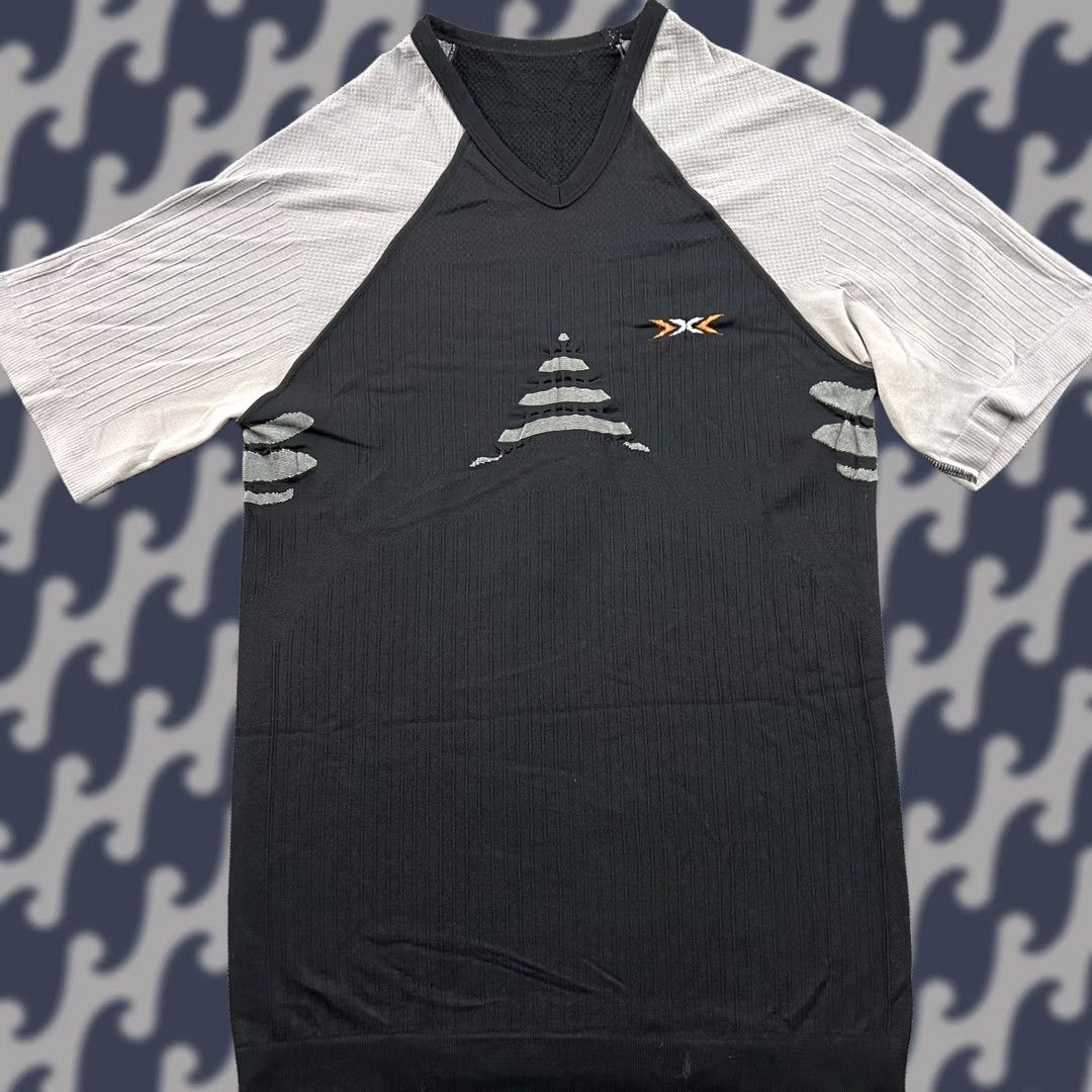 Vintage X-Bionic Vitaliser Mens Compression Shirt Short Sleeve Black S-M Running Shirt Mens Size US M / EU 48-50 / 2 - 1 Thumbnail