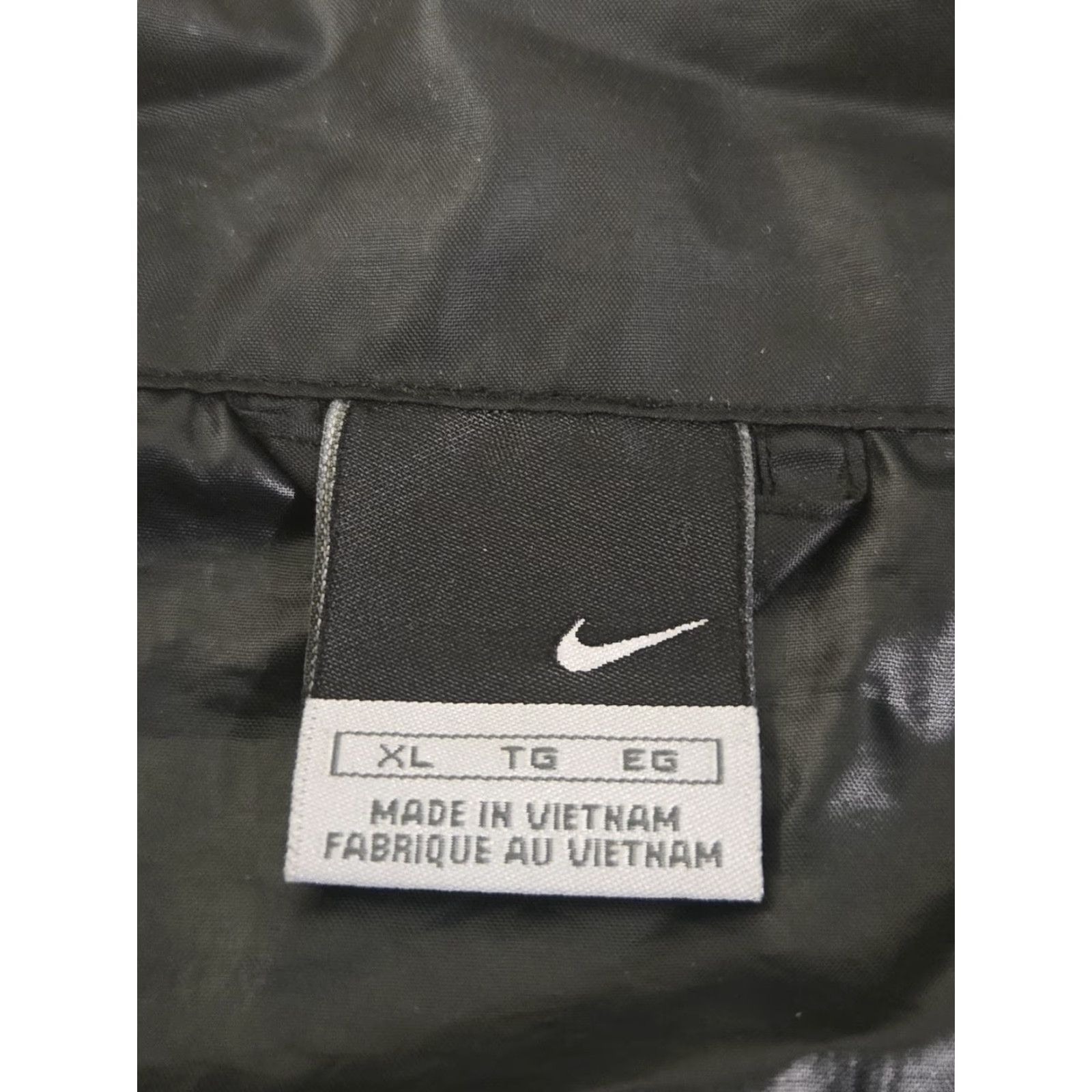 Nike Nike Jacket Mens XL Black Full Zip Windbreaker Track Stripe Sleeve Athletic Size US XL / EU 56 / 4 - 5 Thumbnail