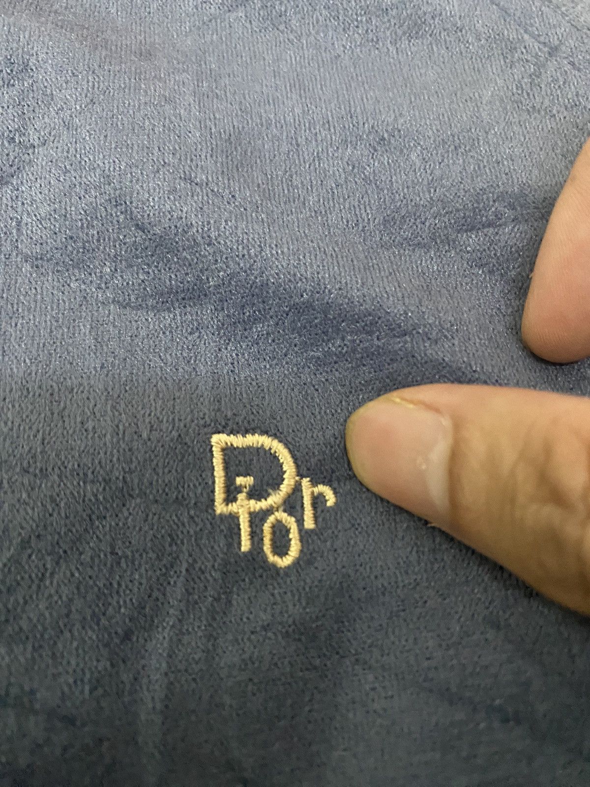 Christian Dior Monsieur Vintage Christian Dior velvet sweat polo shirt Size US M / EU 48-50 / 2 - 5 Thumbnail