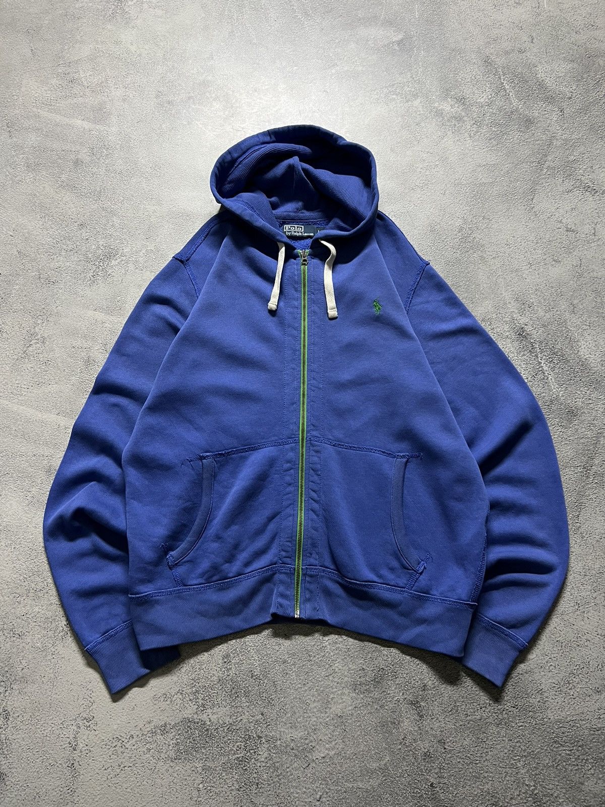 Polo Ralph Lauren × Vintage Vintage Y2k Polo By Ralph Lauren 💙 Zip Hoodie 90’s Size US L / EU 52-54 / 3 - 4 Thumbnail