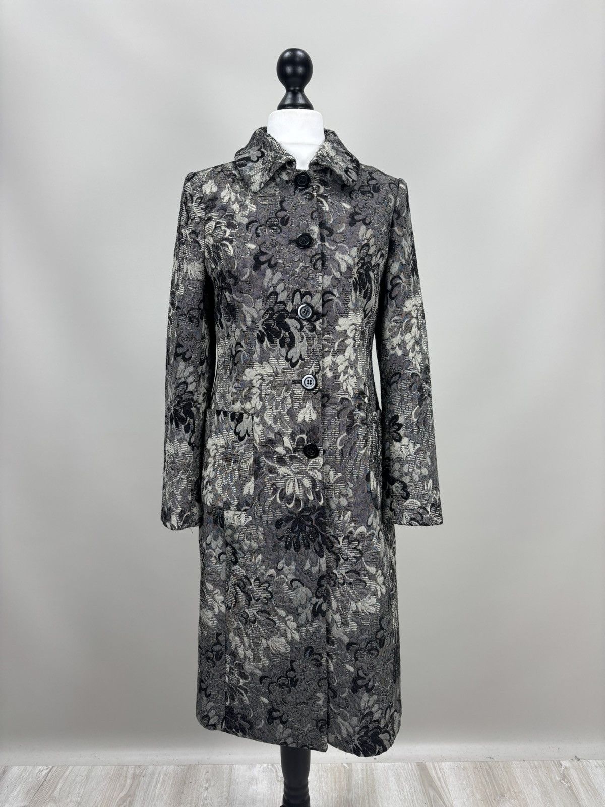 Laura Ashley Womens coat Laura Ashley Size 38 Color Black/Gray Size S / US 4 / IT 40 - 1 Thumbnail