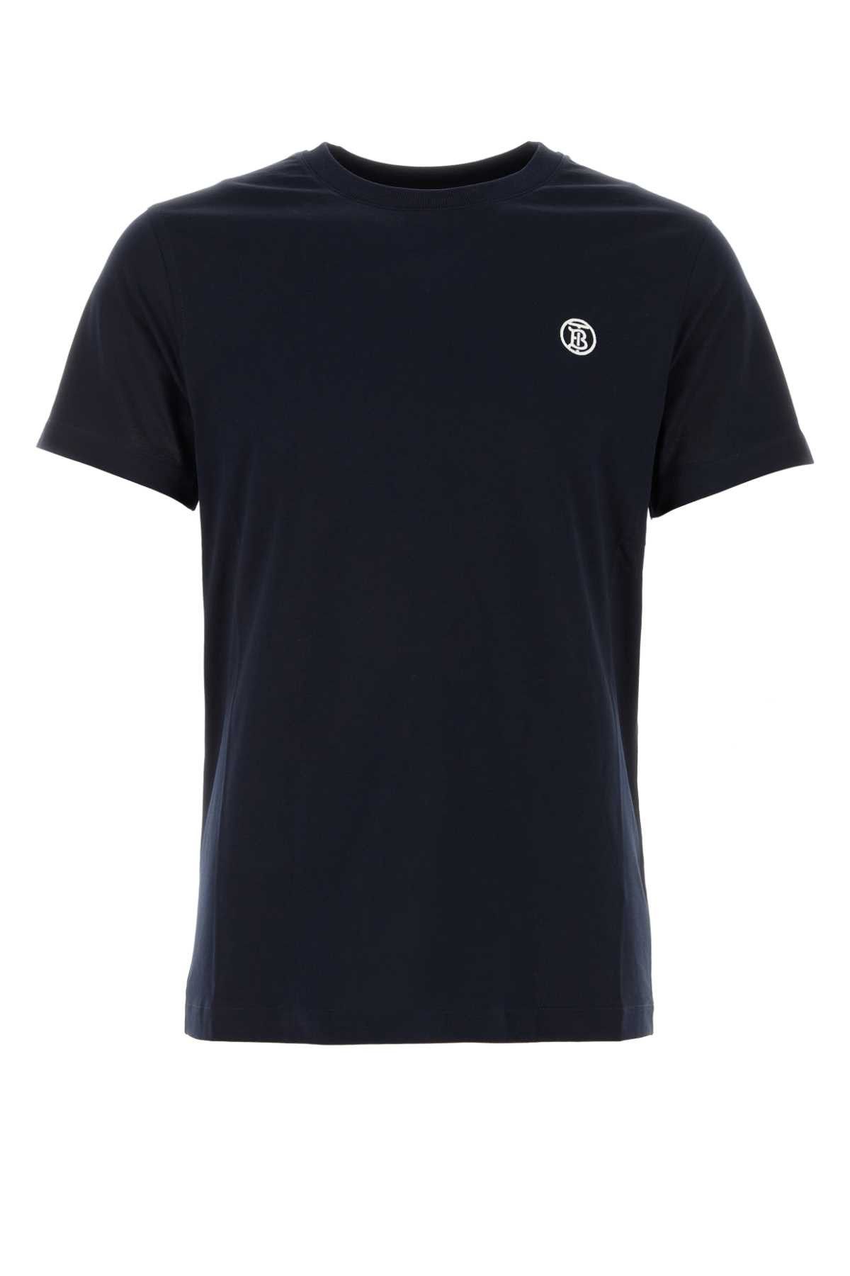 image of Burberry Midnight Blue Cotton T-Shirt, Men's (Size Small)