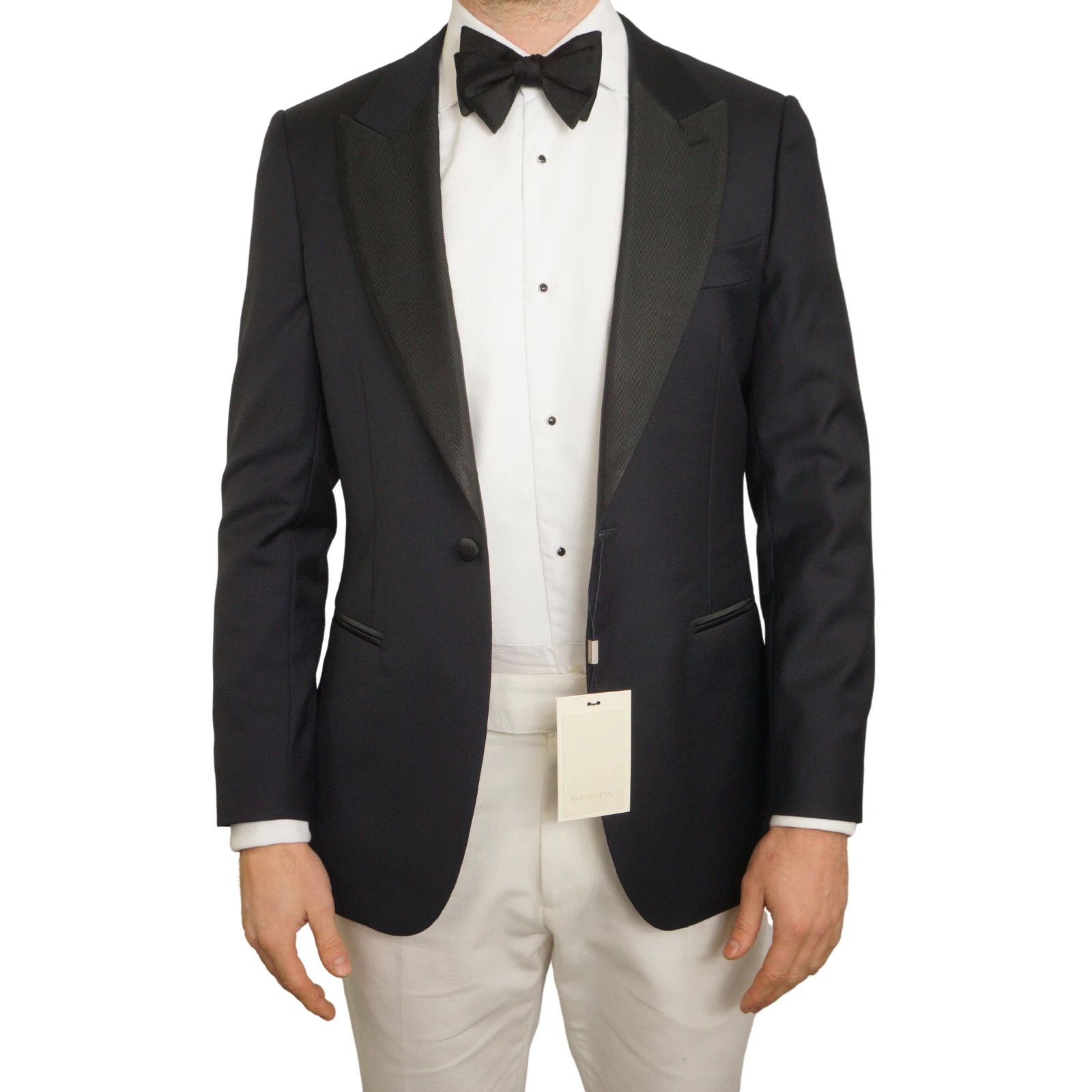 Suitsupply Men Suitsupply Blazer Lazio Tuxedo FL Wool S130 Peak UK/US40 Size 40R - 2 Thumbnail