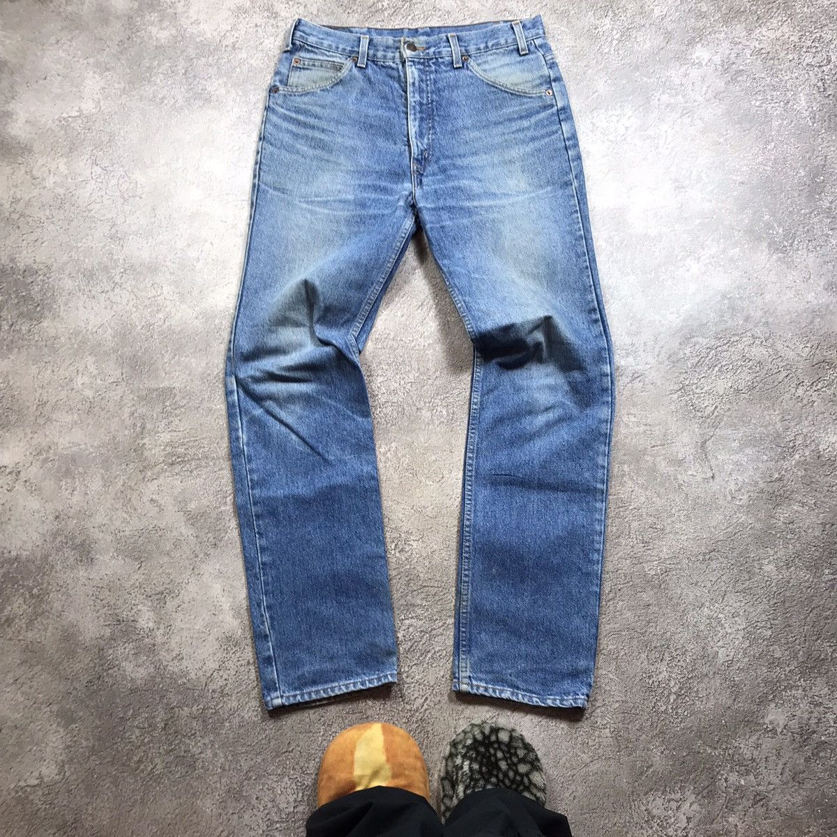 Vintage Vintage 90s Levis Distressed Baggy Jeans Grunge Thrashed 30 Size US 30 / EU 46 - 3 Thumbnail