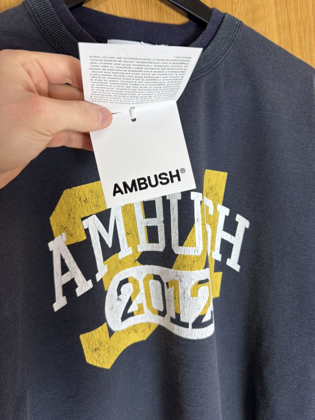 Ambush Design Ambush layered crewneck washed blue Size US M / EU 48-50 / 2 - 2 Thumbnail