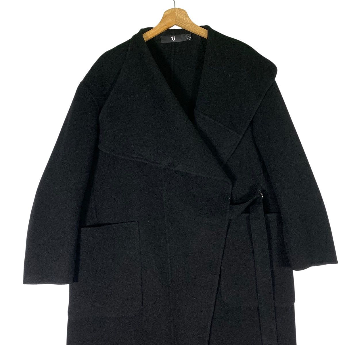 Jil Sander × Uniqlo Jil Sander X Japanese Brand Wool Blend Collarless Coat Size L / US 10 / IT 46 - 7 Thumbnail