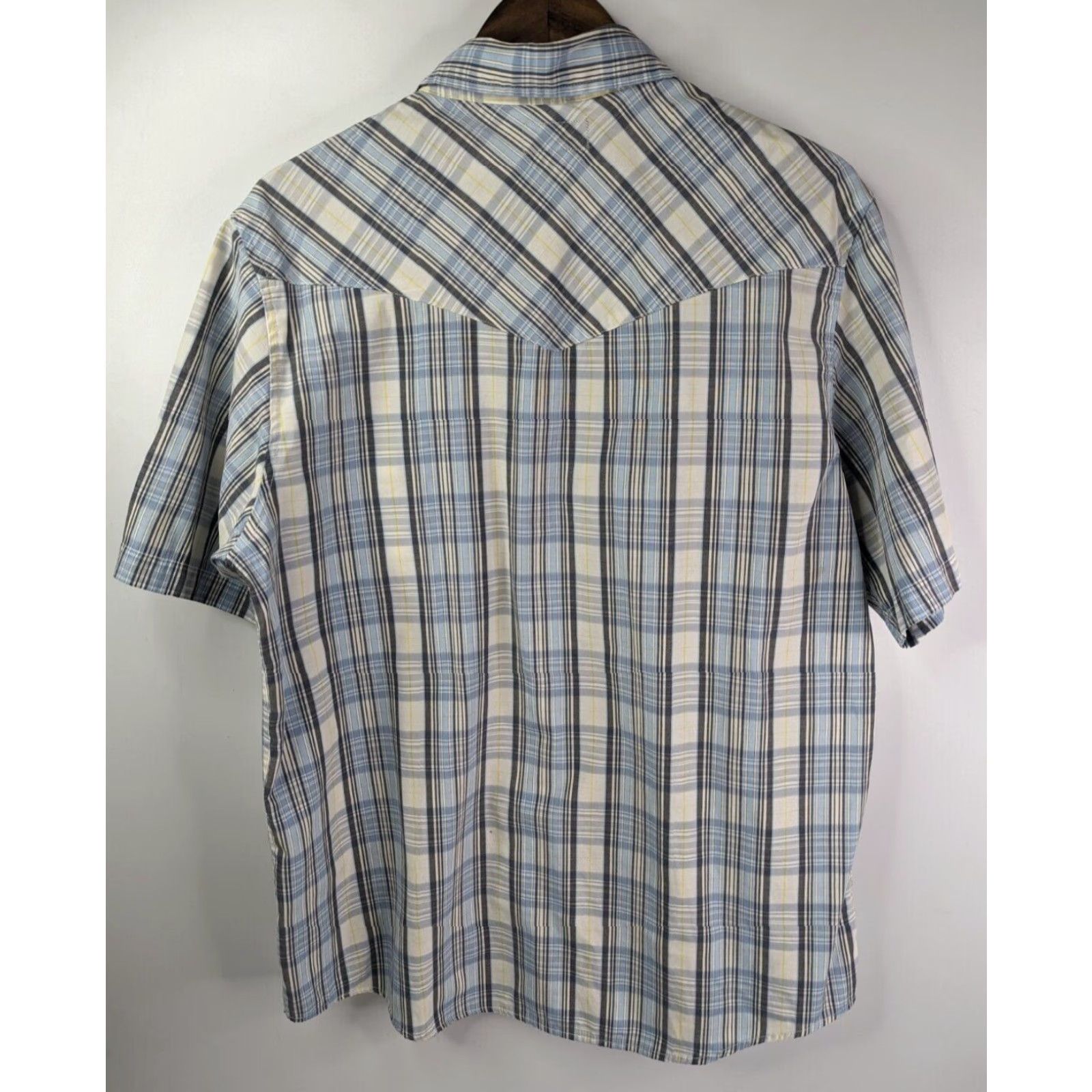 Dickies Dickies Shirt Men’s Large Short Sleeve Button-Up Plaid Multicolor Cotton Blend Pocket Logo Casual Workwear Regular Fit Size US L / EU 52-54 / 3 - 2 Thumbnail
