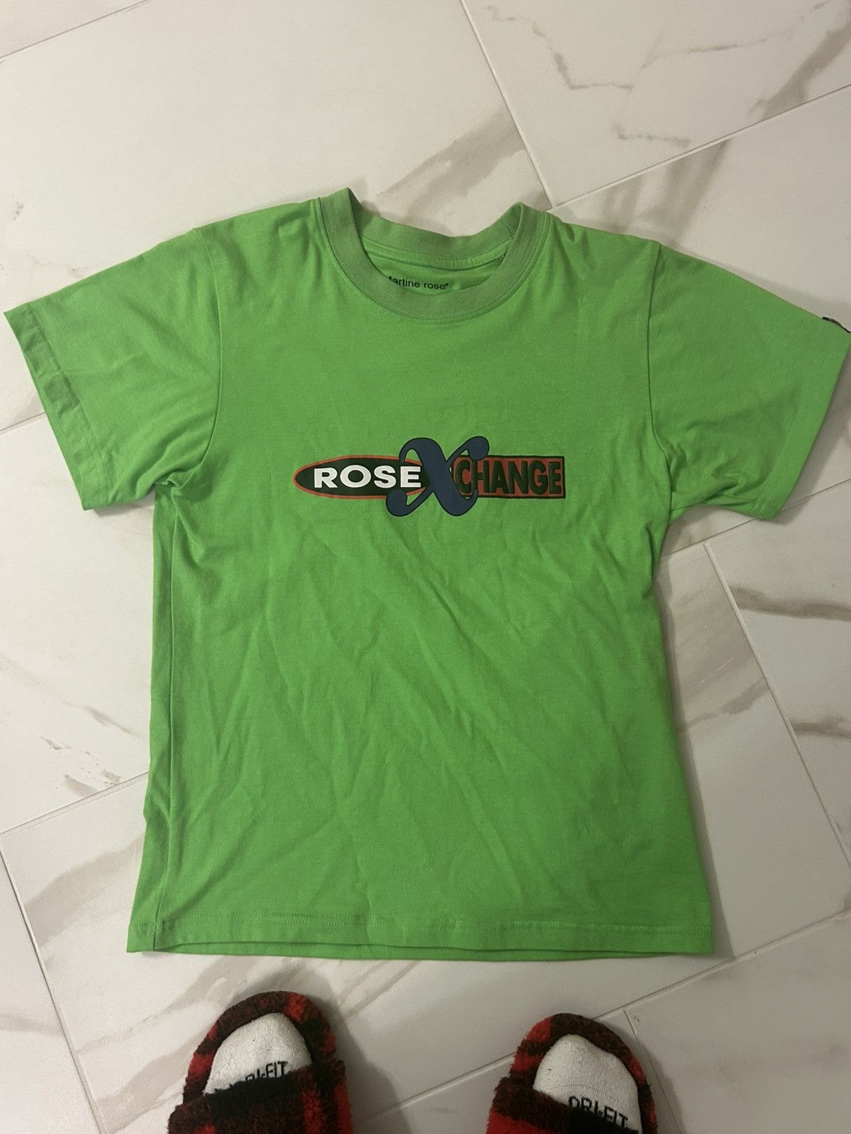 Martine Rose Martine Rose rose x change t shirt size m in green Size US M / EU 48-50 / 2 - 1 Thumbnail