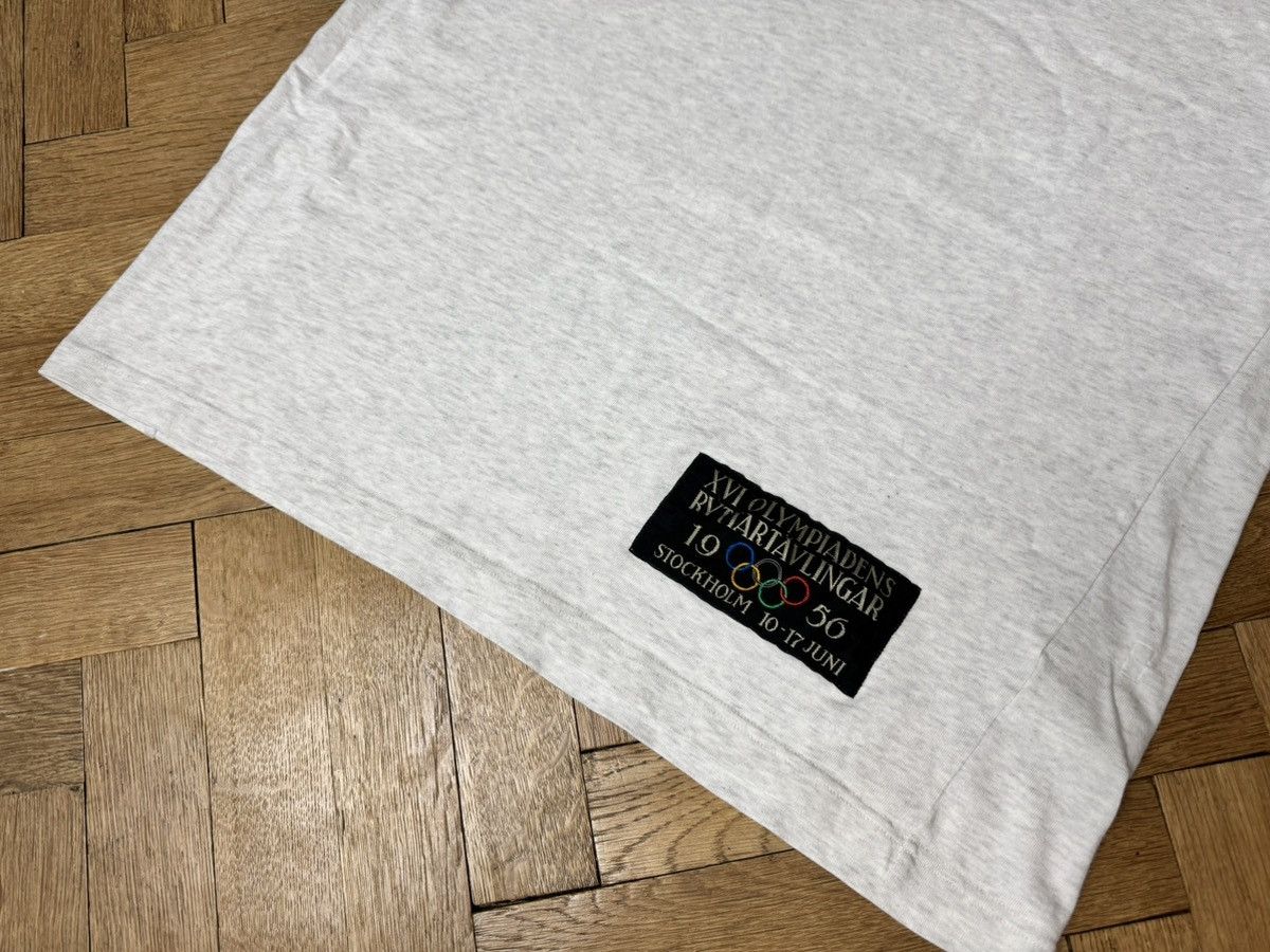 Adidas 80’s Adidas Grey 1956 Stockholm Olympic T-Shirt S Oversized Size US S / EU 44-46 / 1 - 3 Thumbnail