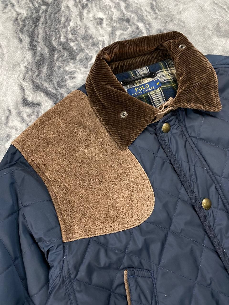 Polo Ralph Lauren Ralph Lauren Navy Blue Quilted Jacket Men Size L Blue Size US M / EU 48-50 / 2 - 2 Thumbnail
